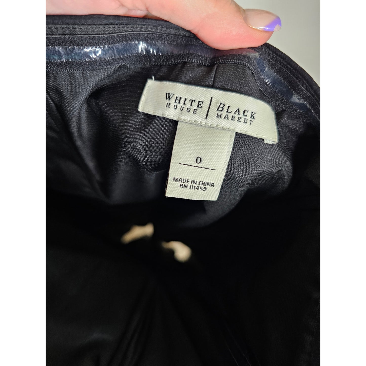 White House Black Market Strapless Silk flowy Dress Size 0