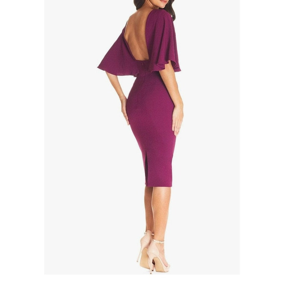 NWT Dress The Population Louisa Butterfly Sleeve Dress Ladies size Medium