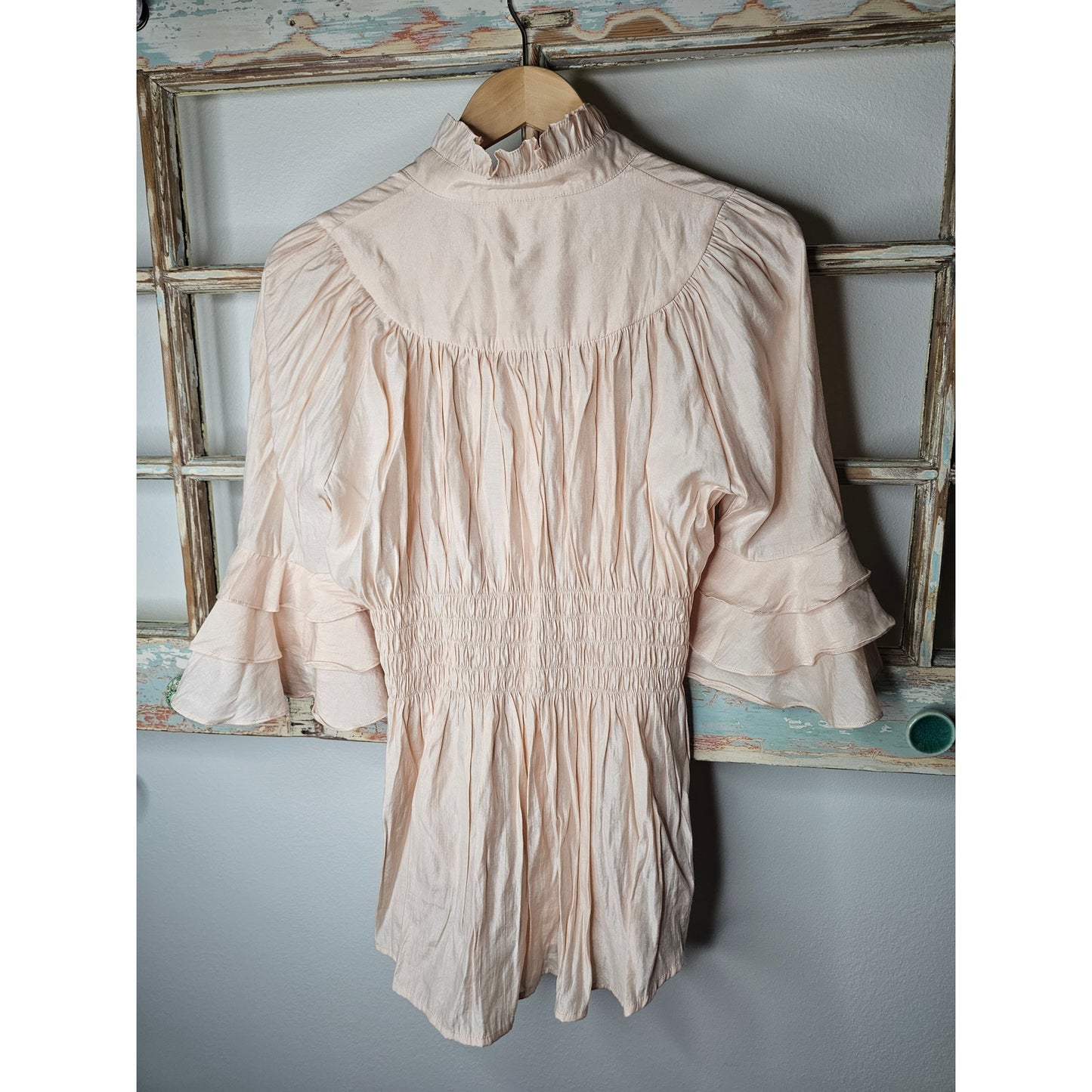Lungta De Fancy London Button Up Blouse Italian Made Ladies size 6