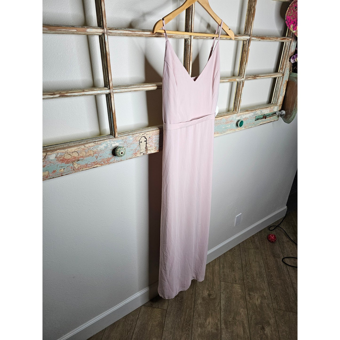 NWT Little Mistress Blush Colored Bridesmaids Dress Size 10