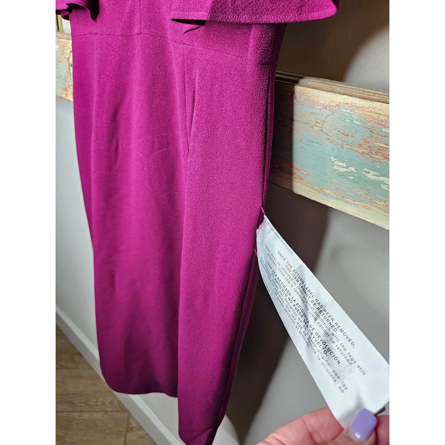 NWT Dress The Population Louisa Butterfly Sleeve Dress Ladies size Medium