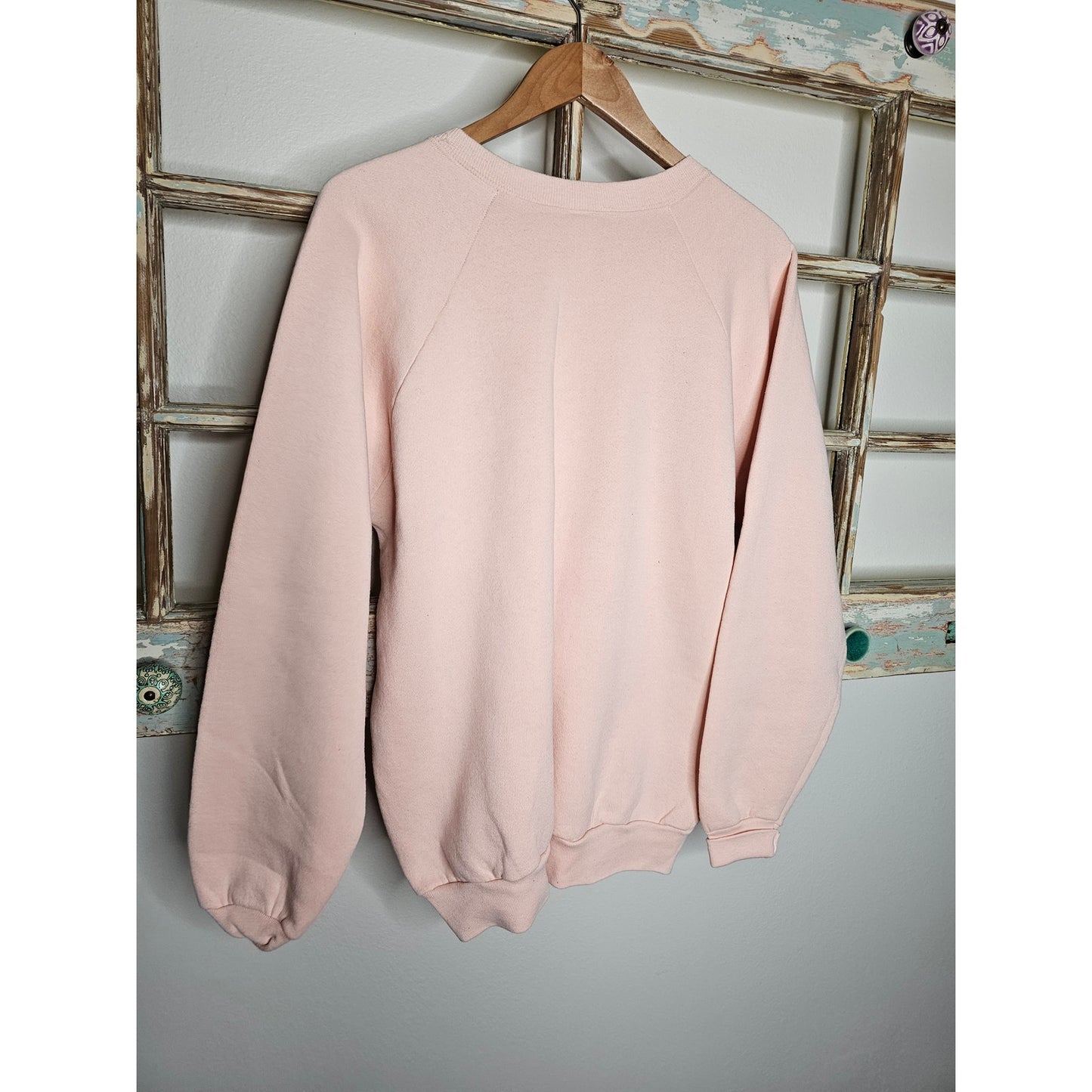 Vintage Maine Moose Peach Sweatshirt 1990 Ladies size XL