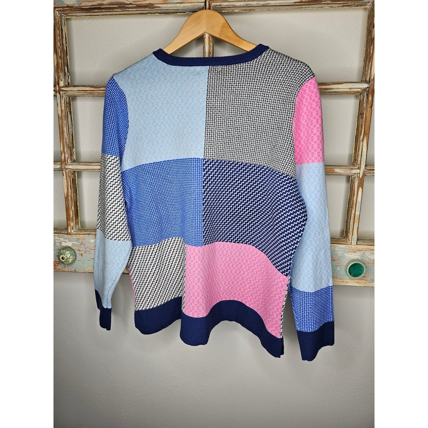 NWT Color Block Style & Co. Sweater Ladies size 1X