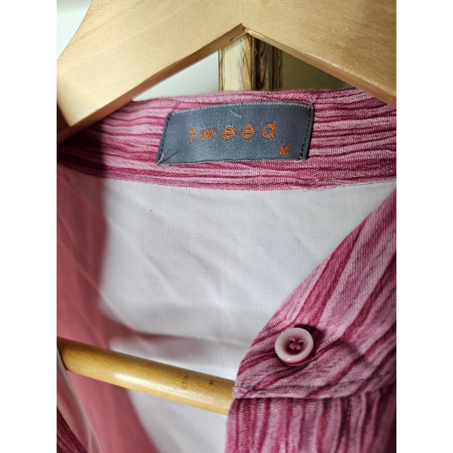 Tweed Pink Lined Flowy Midi Dress Ladies size Medium