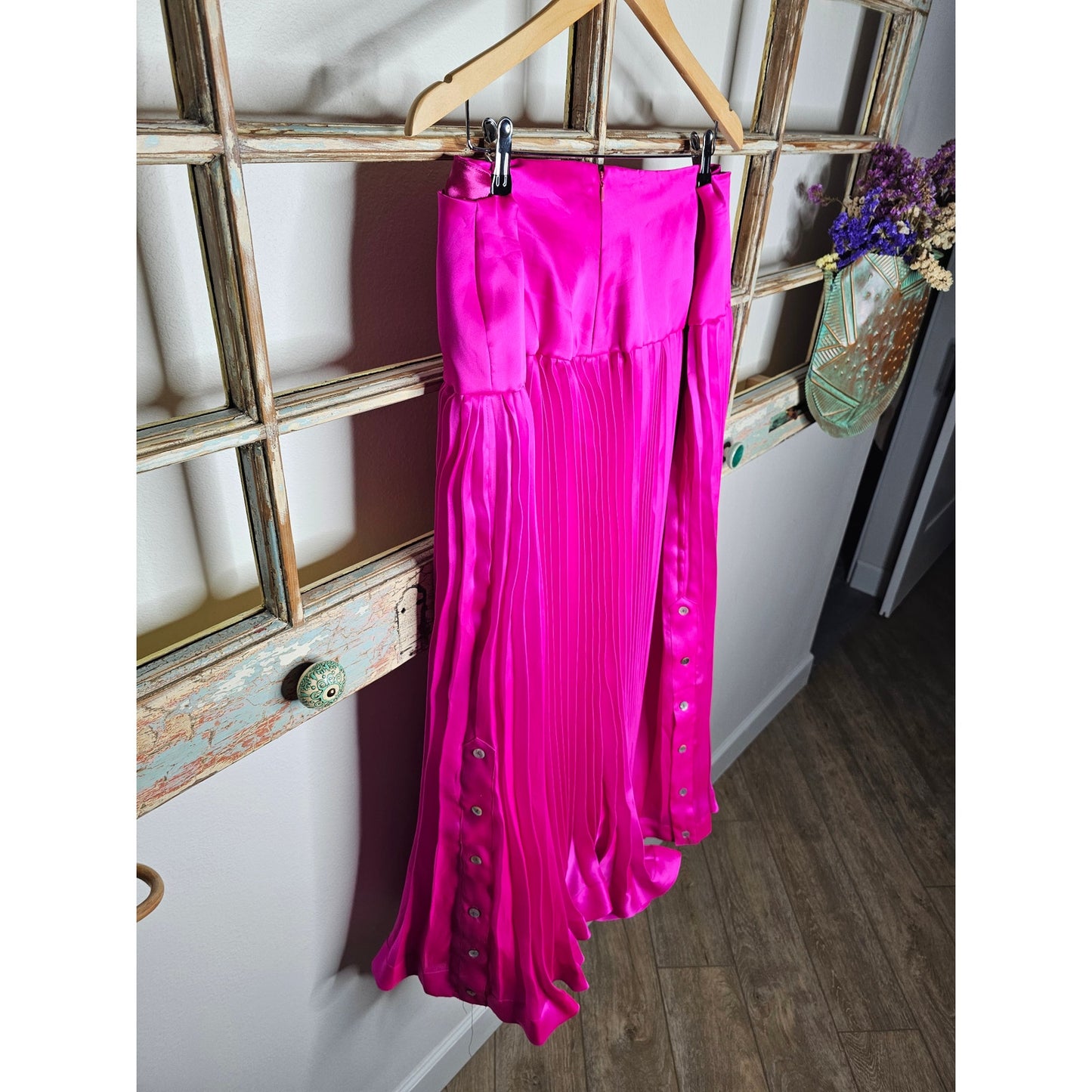 Gabriella Arango Miami Designer Two Piece Hot Pink Ladies Formal set size 3X