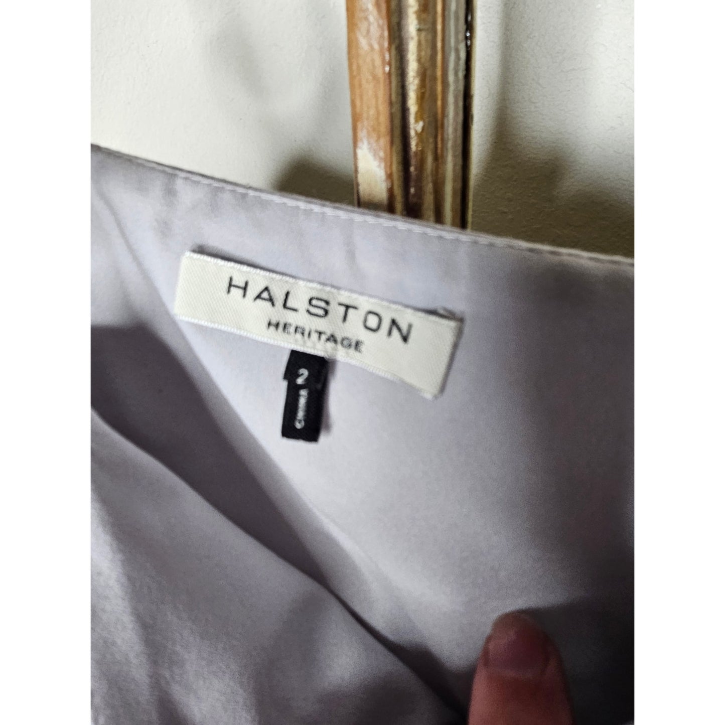 Halston Heritage Faille Light Lavendar Womens Mini Dress Ladies size 2