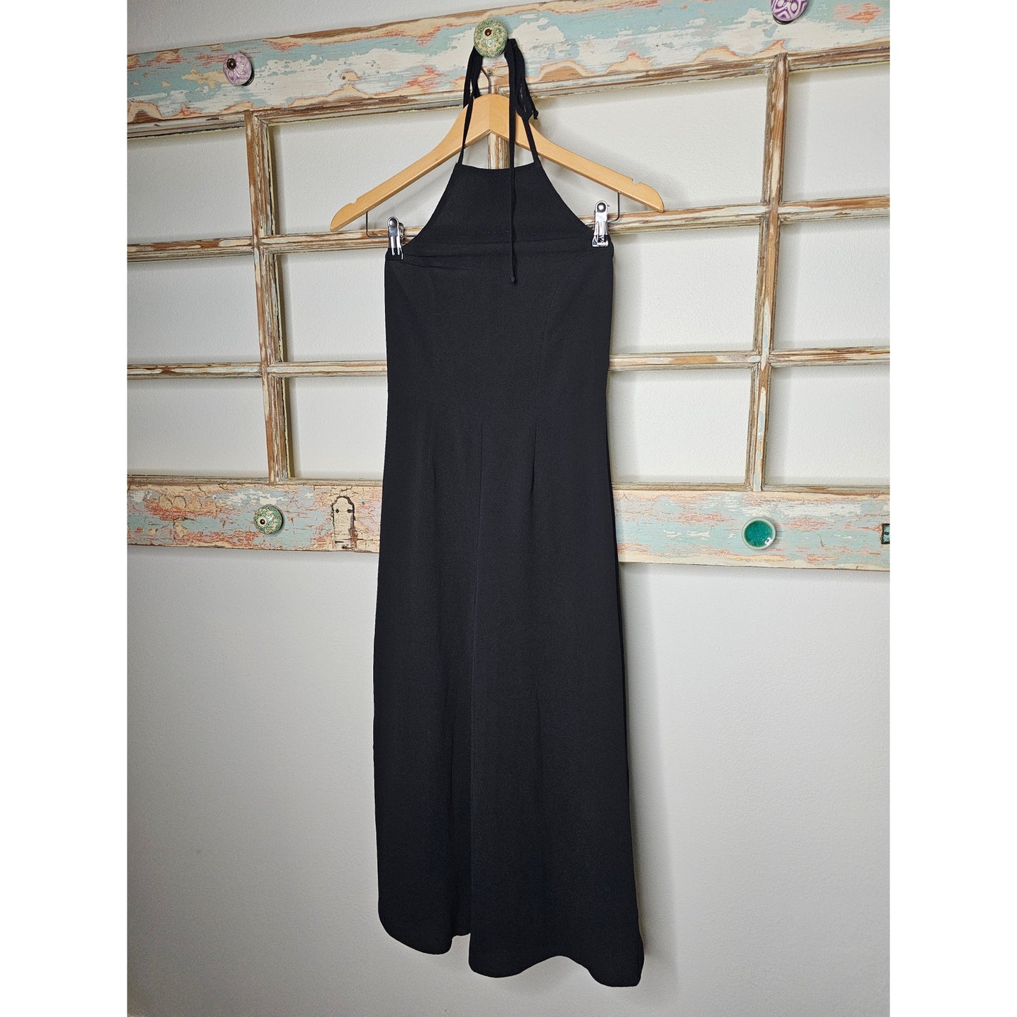 NWT Show Me Your Mumu Black Cropped Halter Jumpsuit Ladies size Small