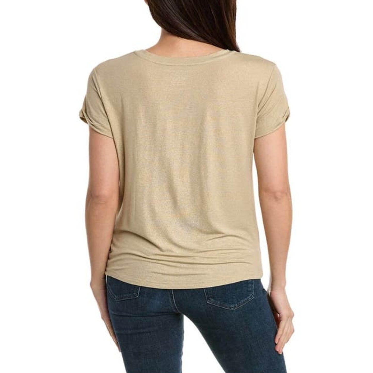 NWT Majestic Filature Deluxe Gold T-Shirt Soft Touch Ladies Size 2/ Small