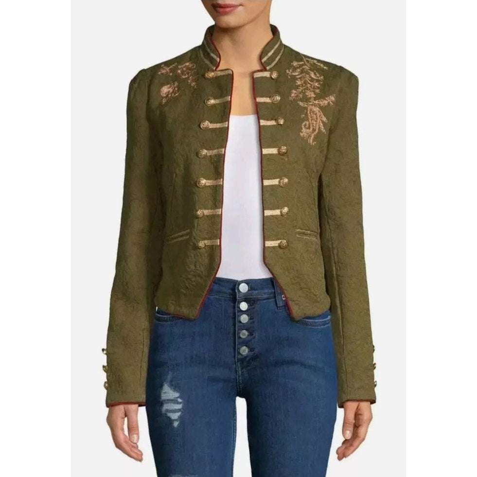 Free People Lauren Band Military Vibe Jacket Ladies size Medium