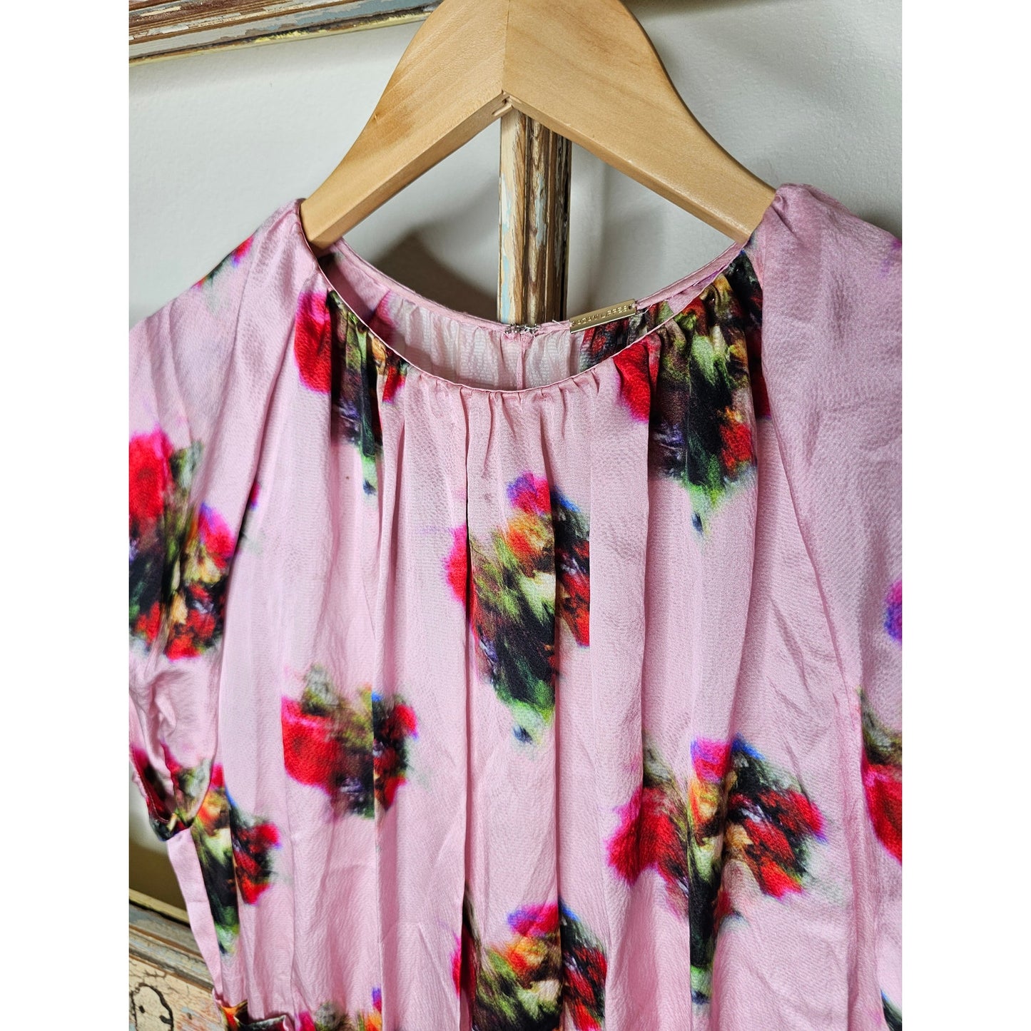 NWT Adam Lippes Floral Silk Midi Dress Ladies Size 0