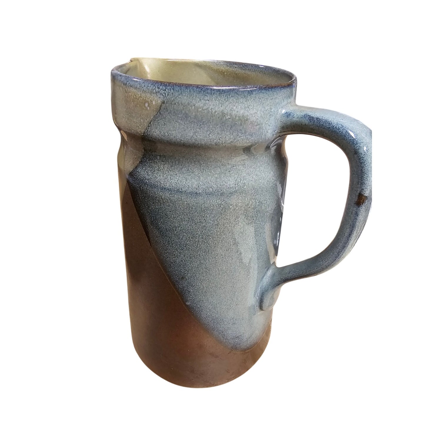 MCM Pottery Robert Maxwell Geometric Pitcher 5 1/2" X 9"