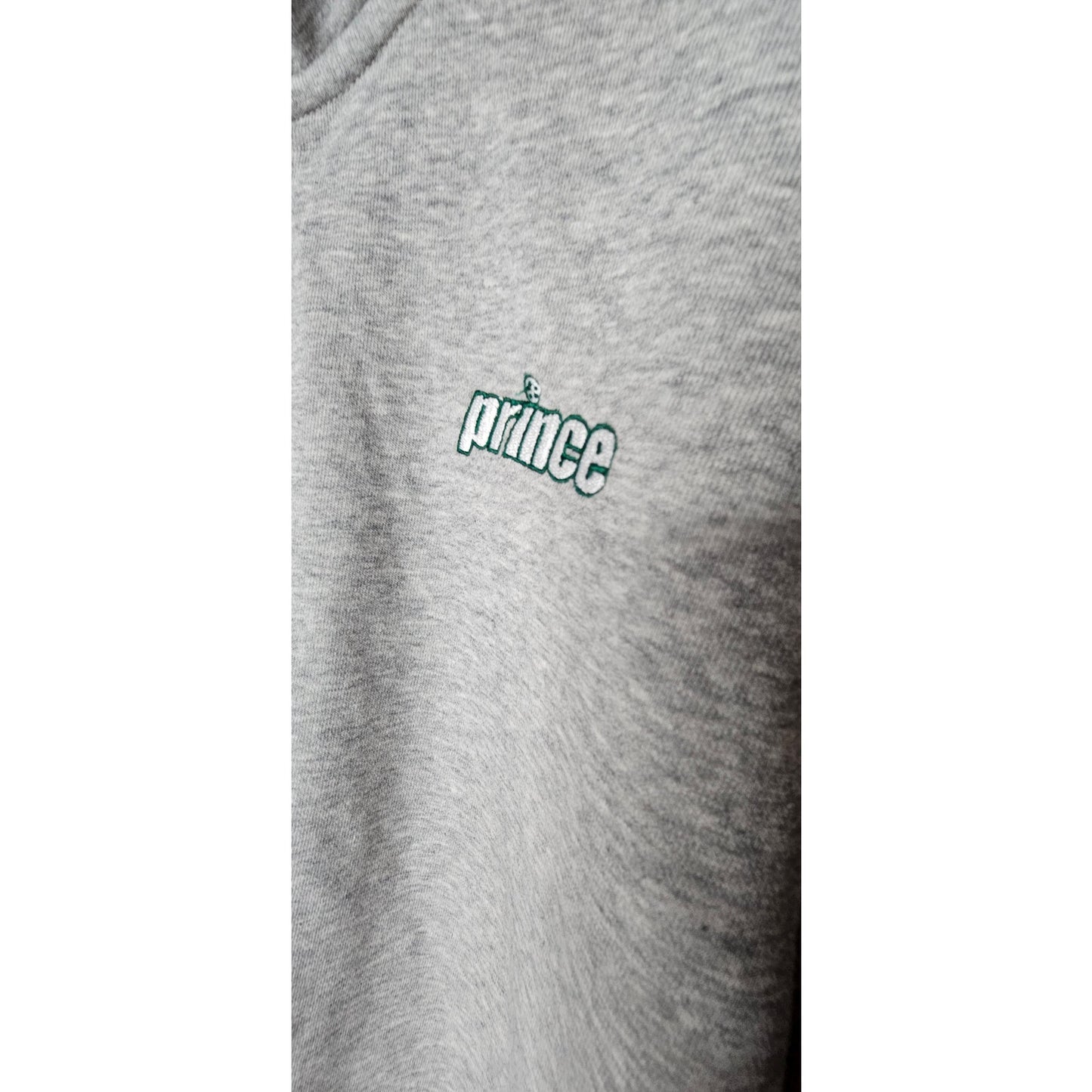 NWT Prince Pickle Ball Grey Sweatshirt 1/3 Zip Ladies size XL