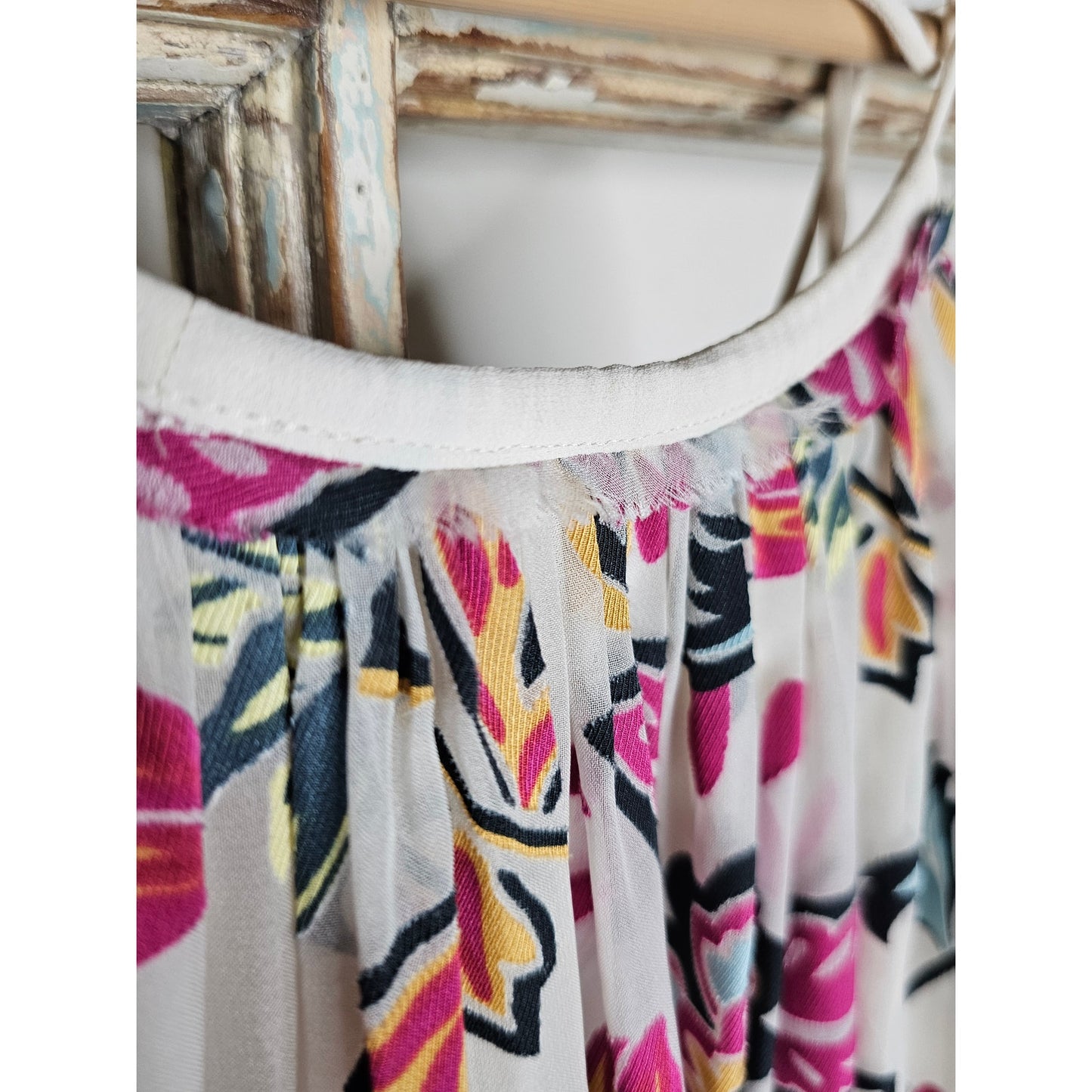 NWOT Rag & Bone Bailey Silk Blend Mini Floral Sleeveless Dress size Medium