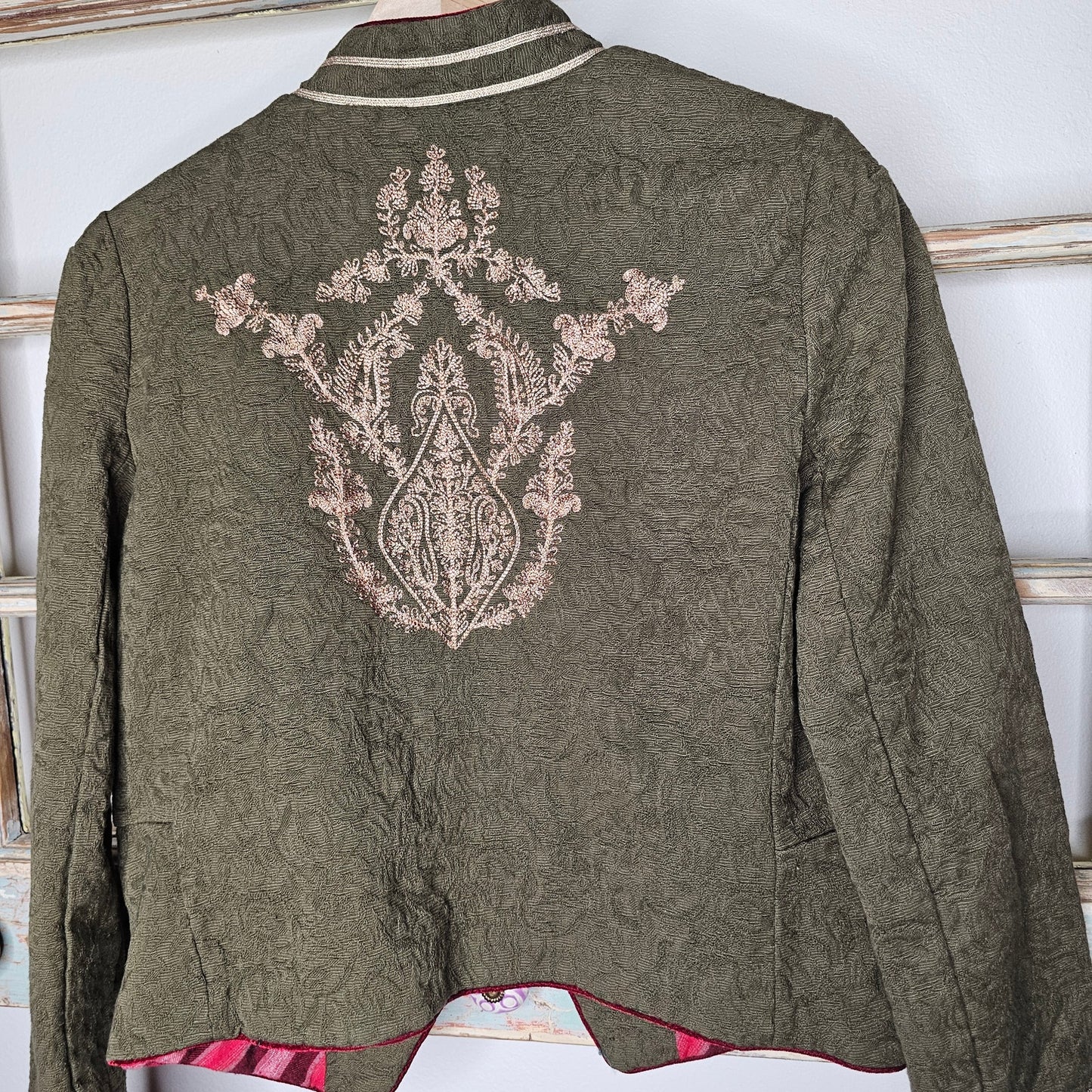 Free People Lauren Band Military Vibe Jacket Ladies size Medium