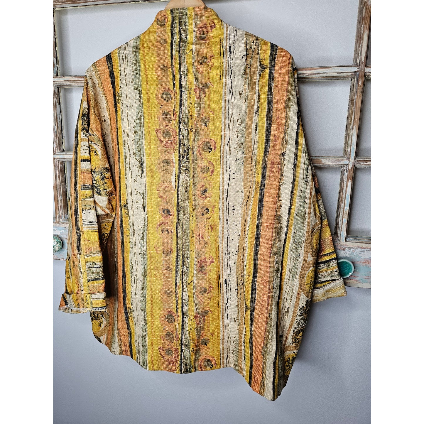 Vintage Canadian Boho Blazer / Jacket By Courage One Size