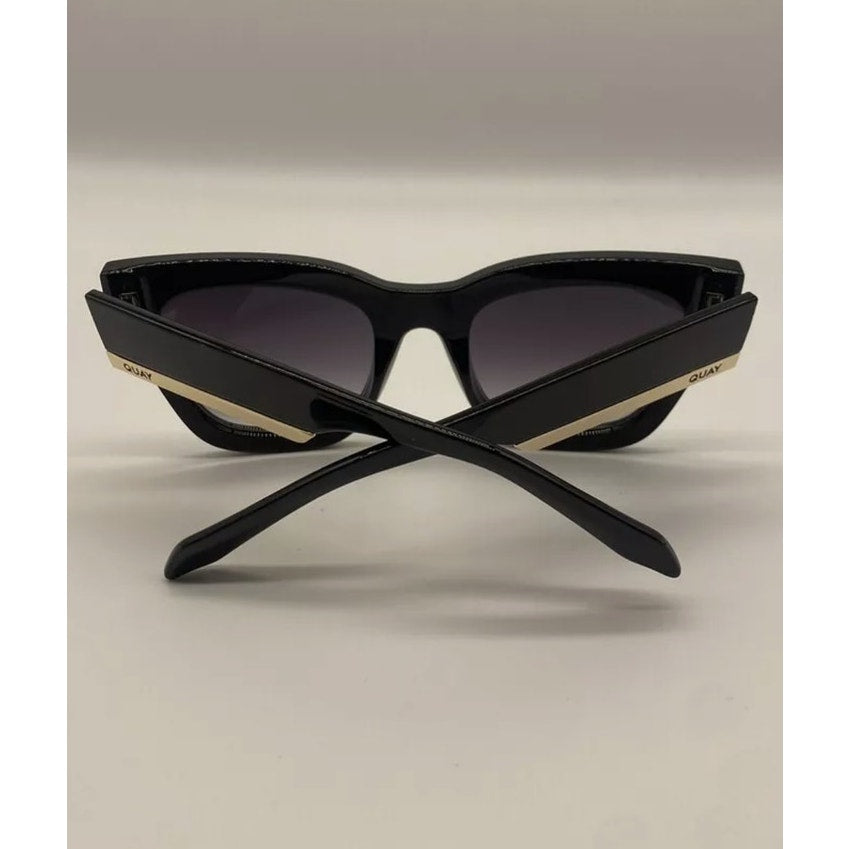 NWT / Case Black Quay By The Way Chic Oversized Square Shape Sunnies