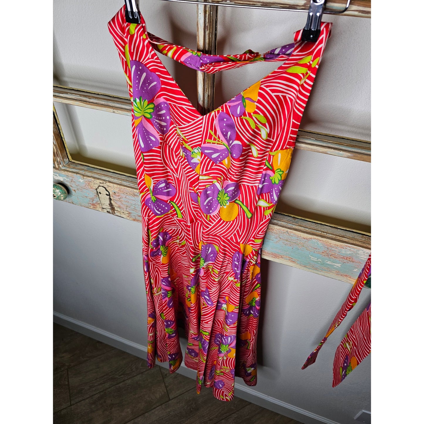 Vintage Jonathan Logan Fit & Flare Sleeveless Midi Dress size 12