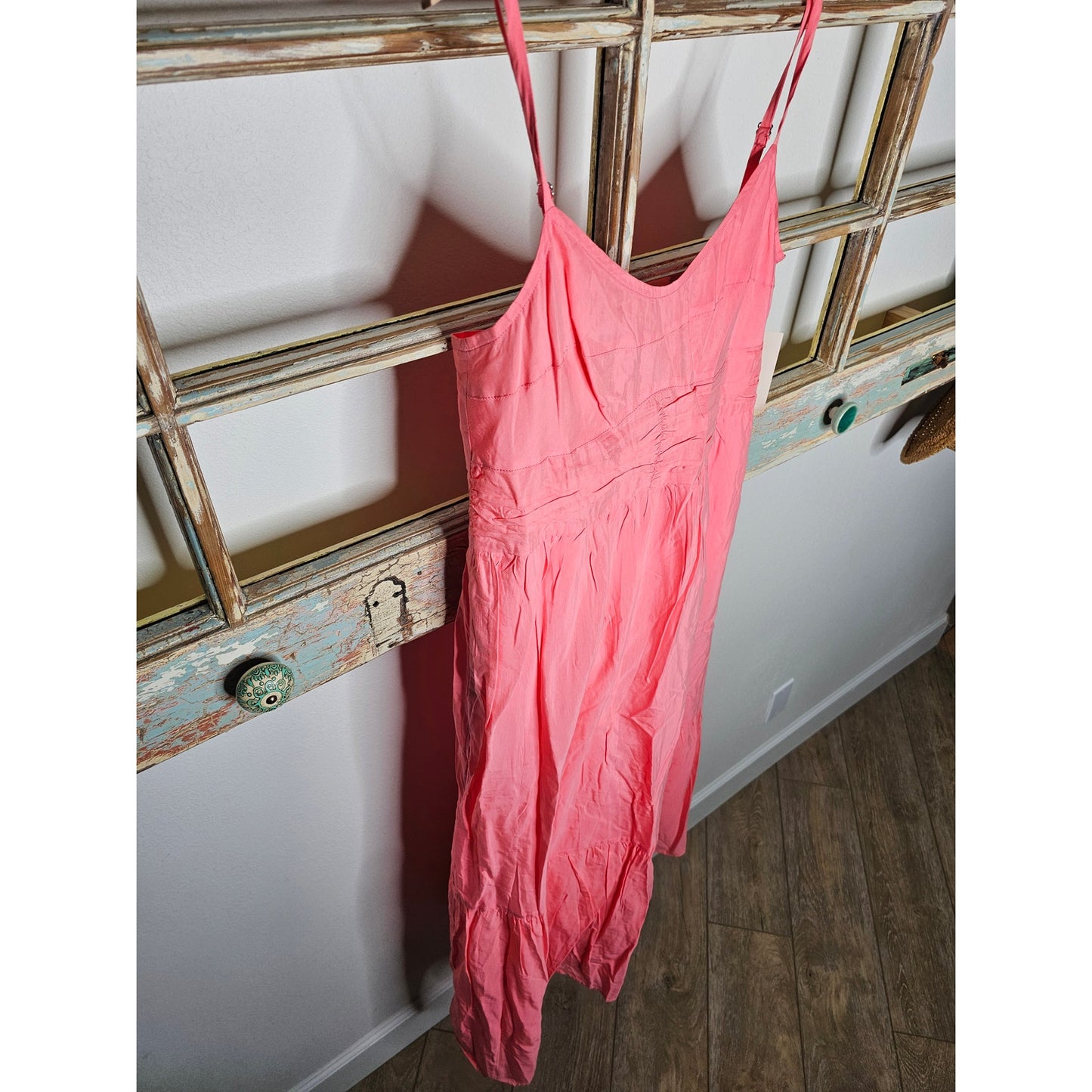 NWT Coral Adjustable Strap Midi Sun Dress Ladies size Medium