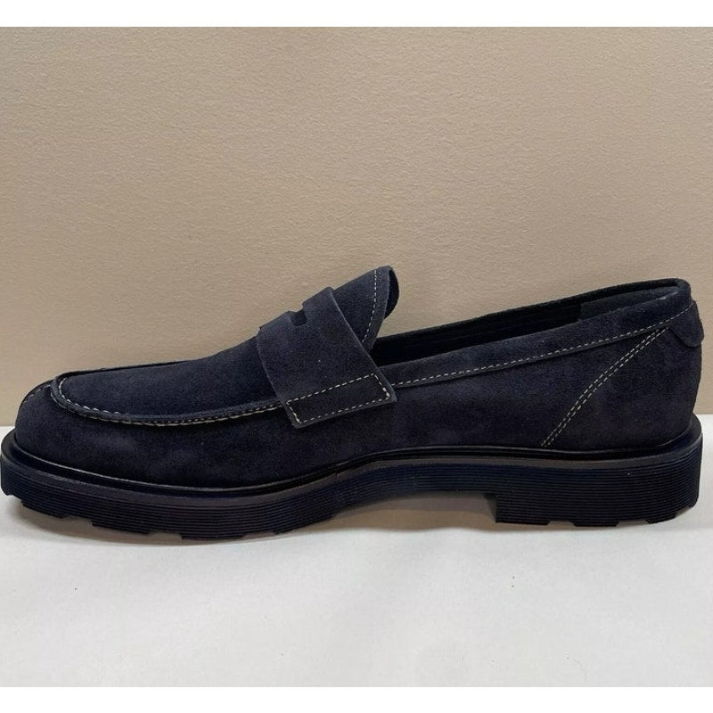 Good Man Brand Lexington Navy Suede Loafer in Men's Size 10.5