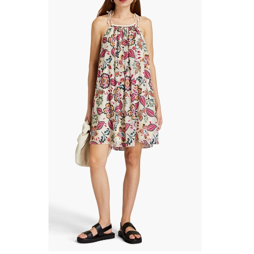 NWOT Rag & Bone Bailey Silk Blend Mini Floral Sleeveless Dress size Medium