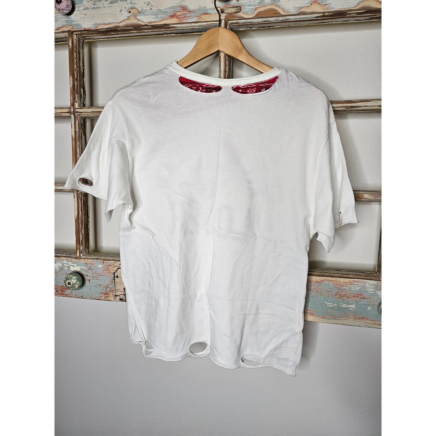 NWT Daydreamer Bandana All American Lover Ladies Distressed Small T-shirt