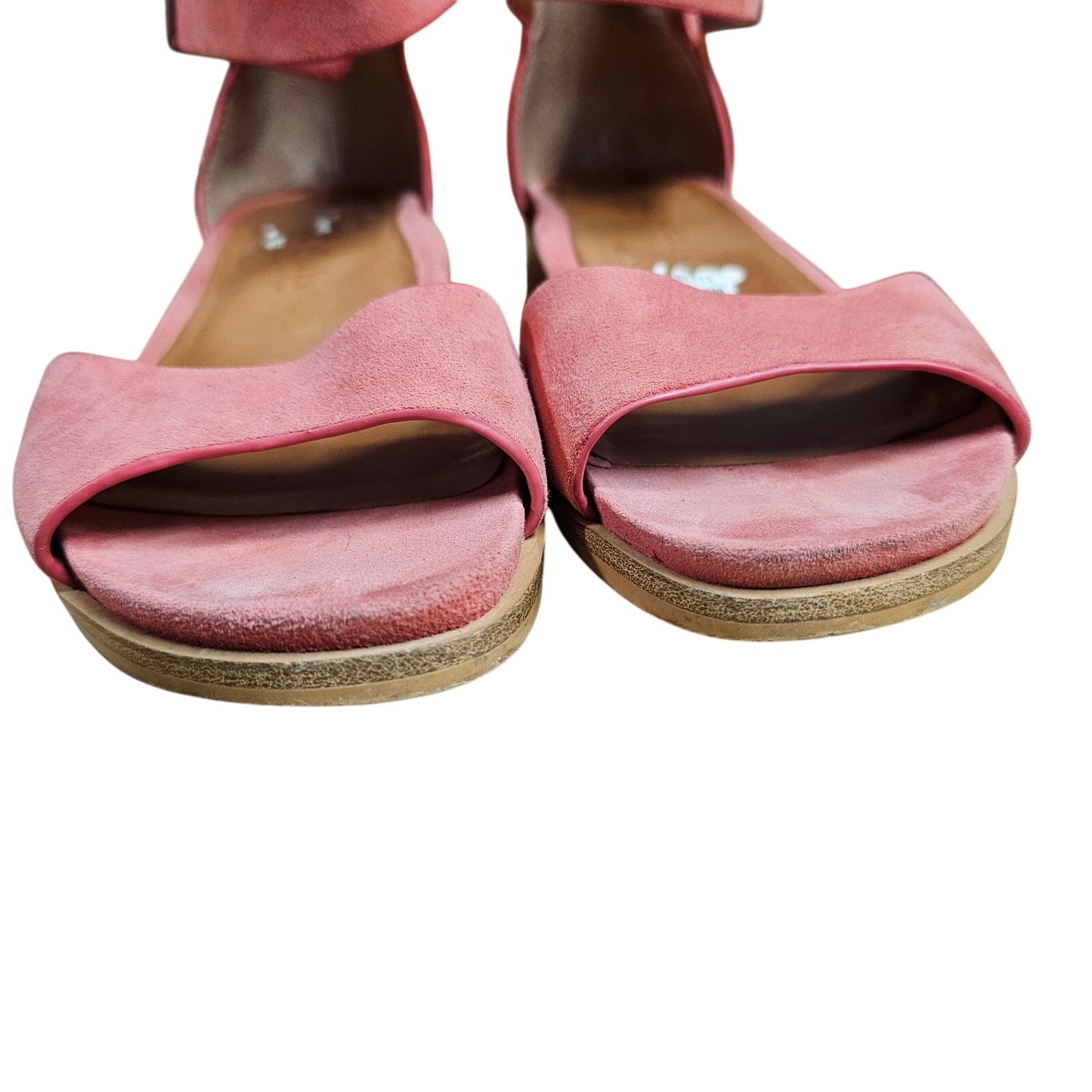 Gentle Souls Leather Gracey Flat Sandals with Ankle Strap Ladies size 6.5