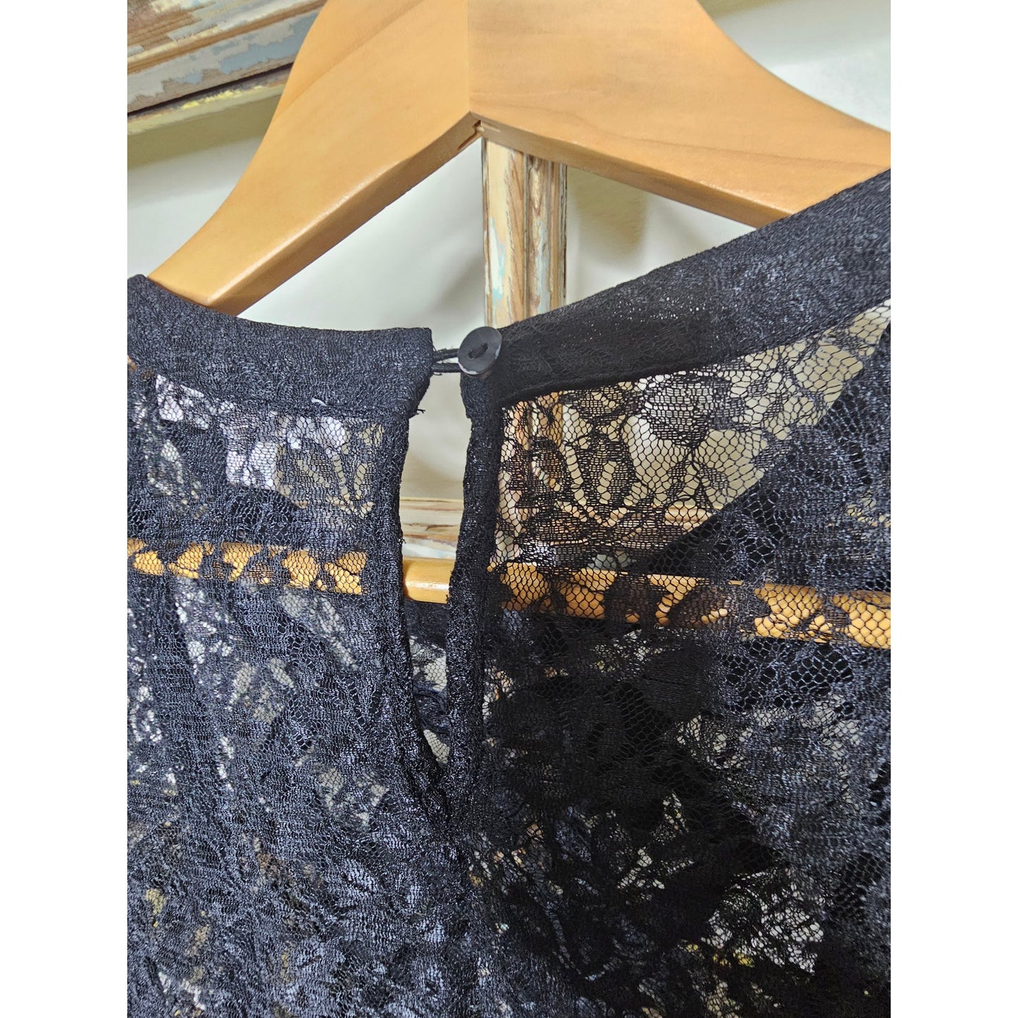 NWOT Nanette Lepore Black Lace Sheer Dress Ladies Size 8