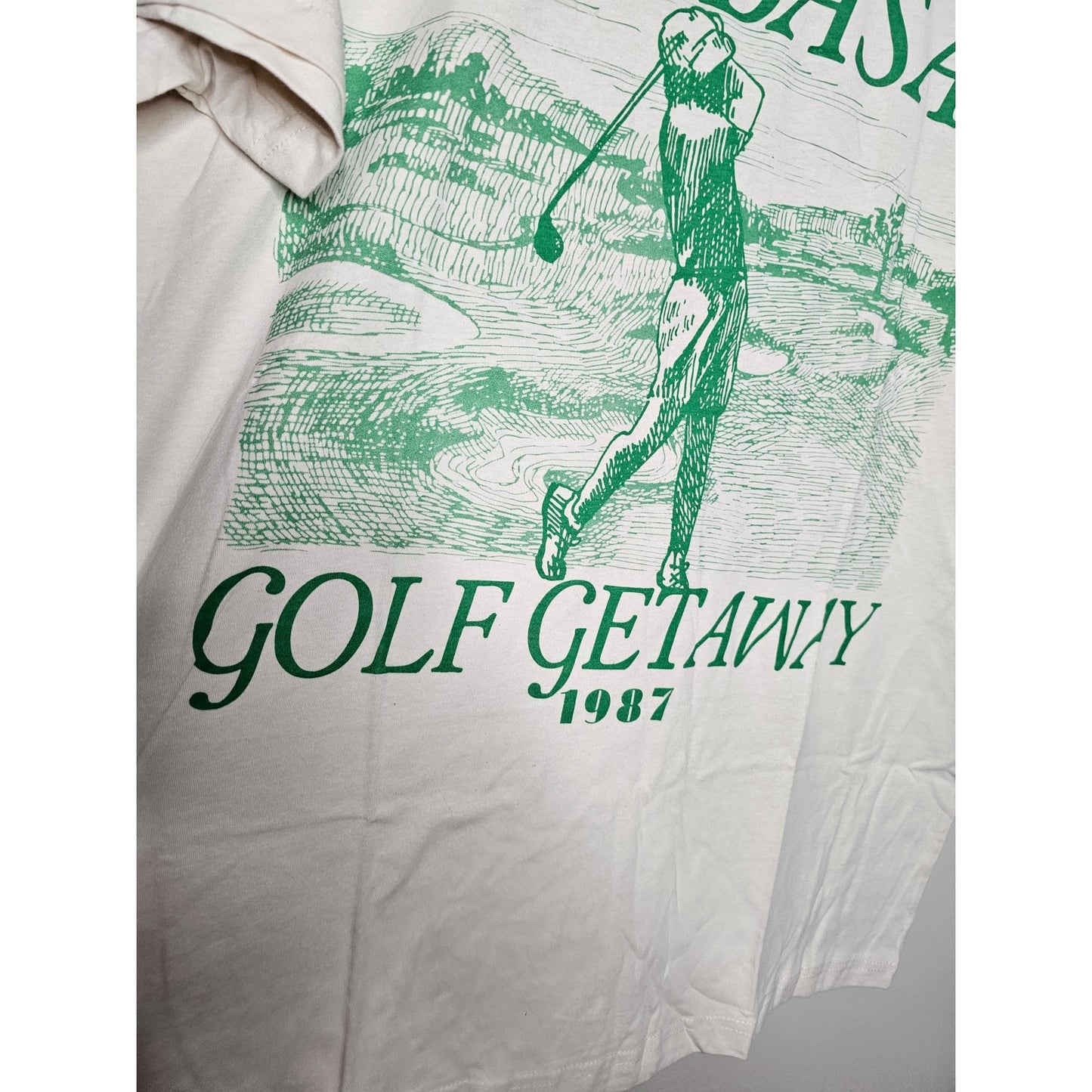 NWT Calabasas Golf Club Tee Crew Neck Retro Vibe 1987 Unisex S