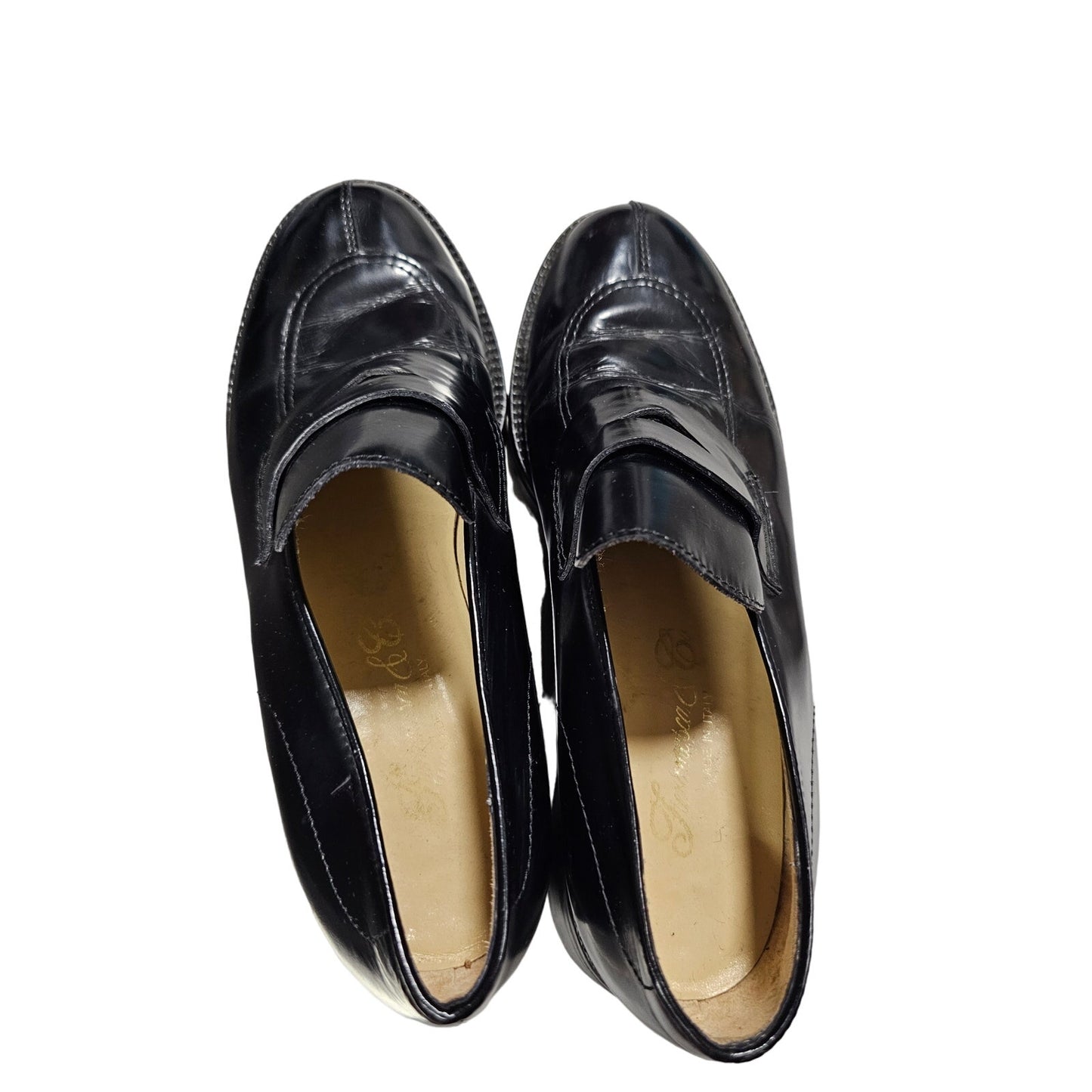 Fieramosca & Co Ladies Black Leather Loafers Size 6
