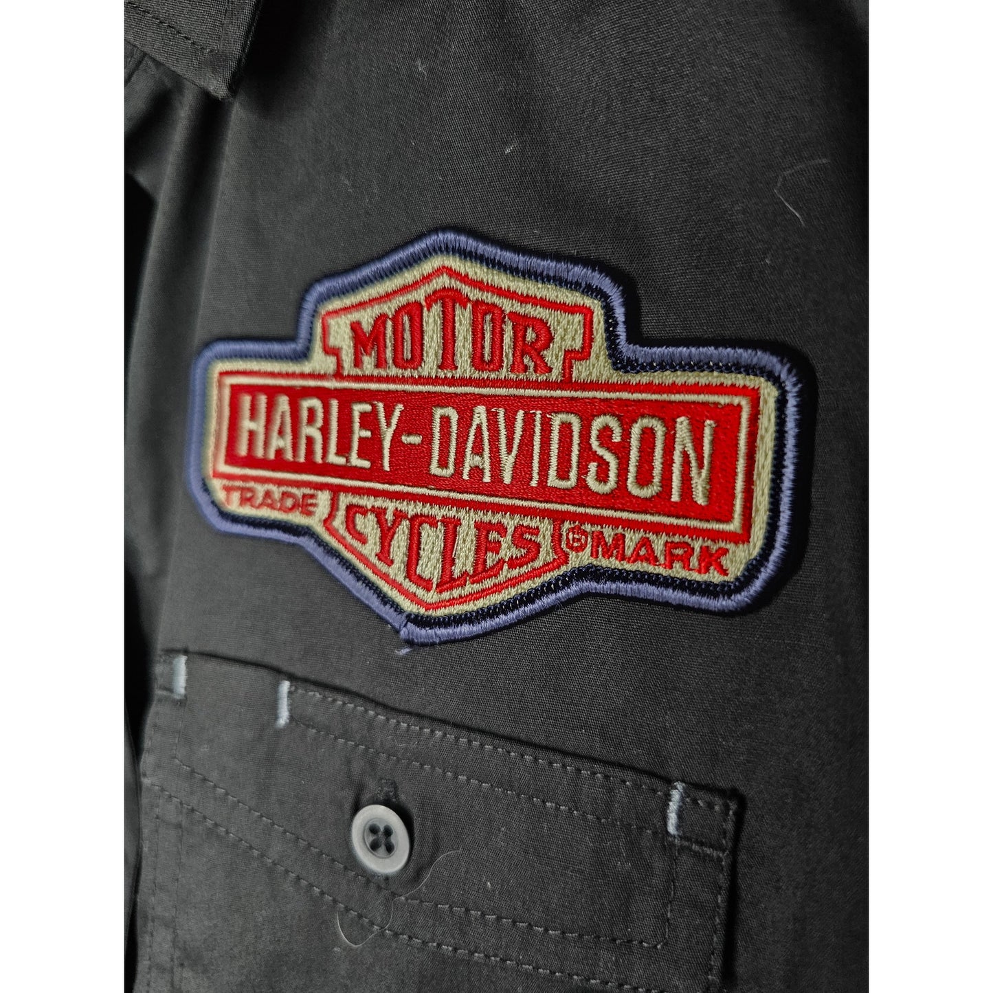 Vintage NWOT Harley-Davidson Button Up Black Shirt ladies Size Small