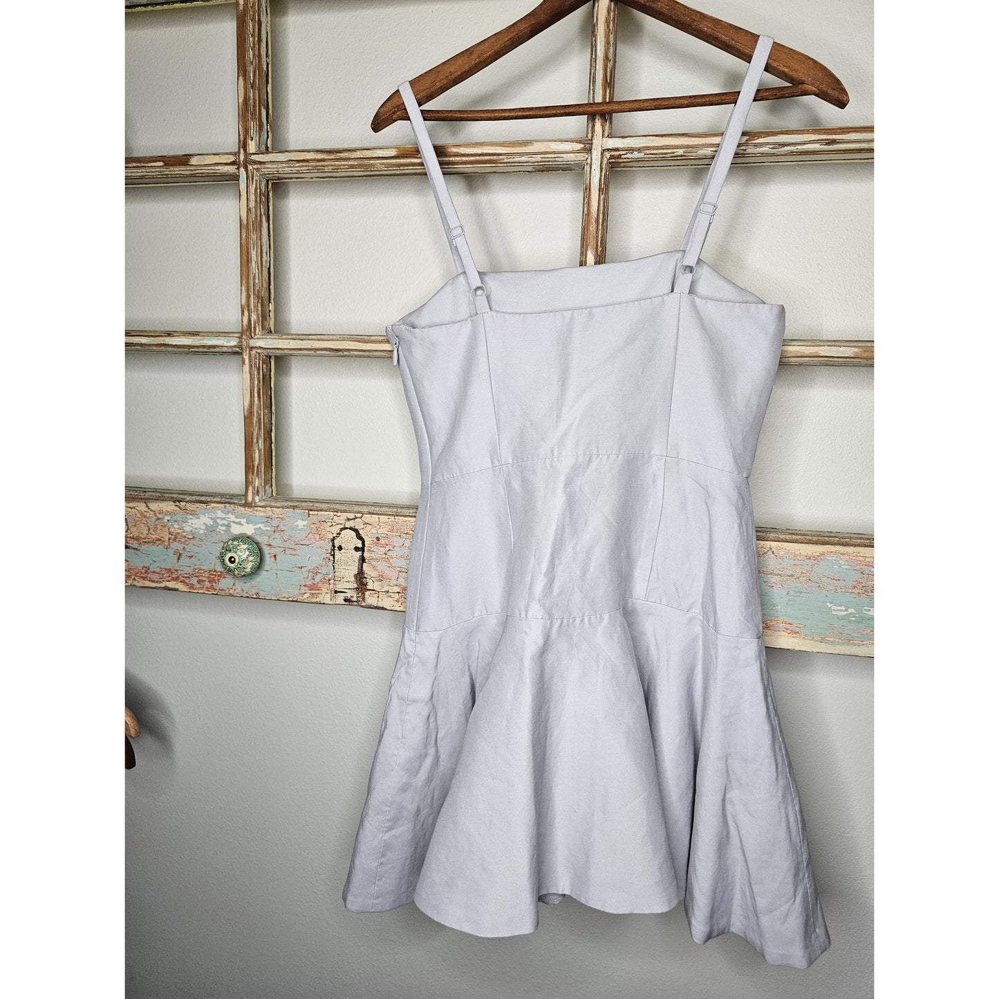 Halston Heritage Faille Light Lavendar Womens Mini Dress Ladies size 2