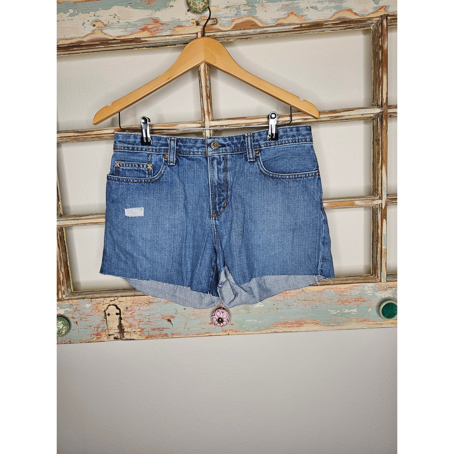 Ralph Lauren Blue Medium Wash Denim Shorts Size 6