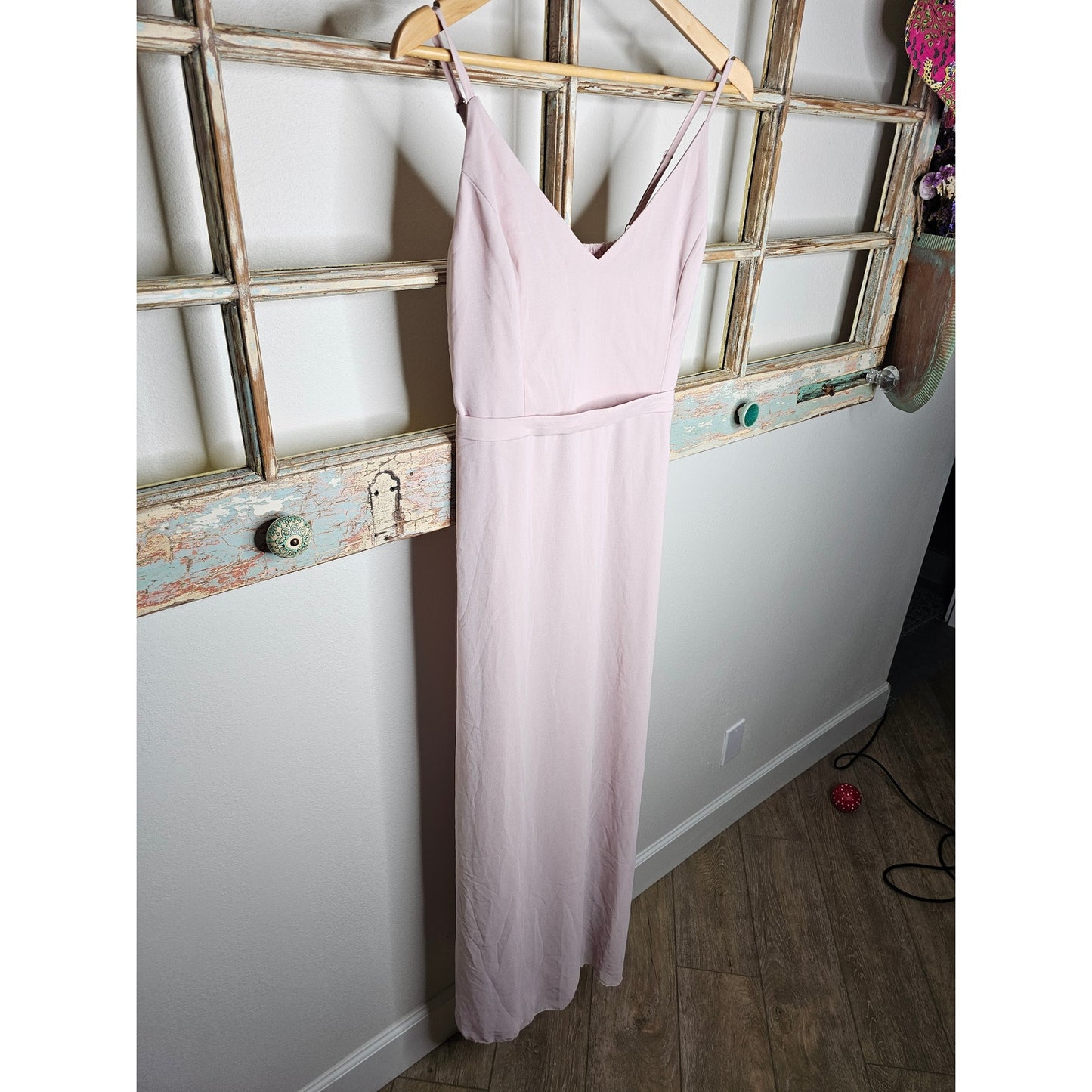 NWT Little Mistress Blush Colored Bridesmaids Dress Size 10