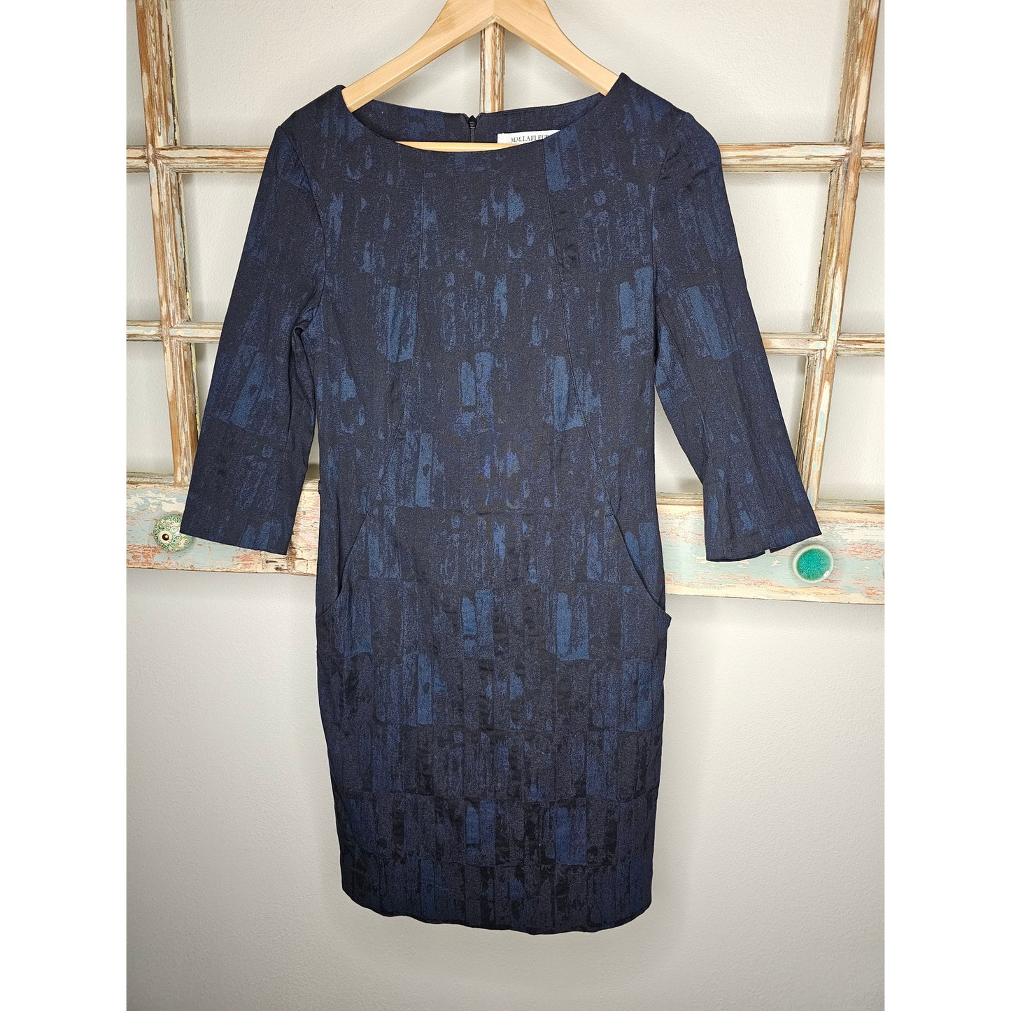 MM. Lafleur Women's Etsuko Sheath blue/black size 6