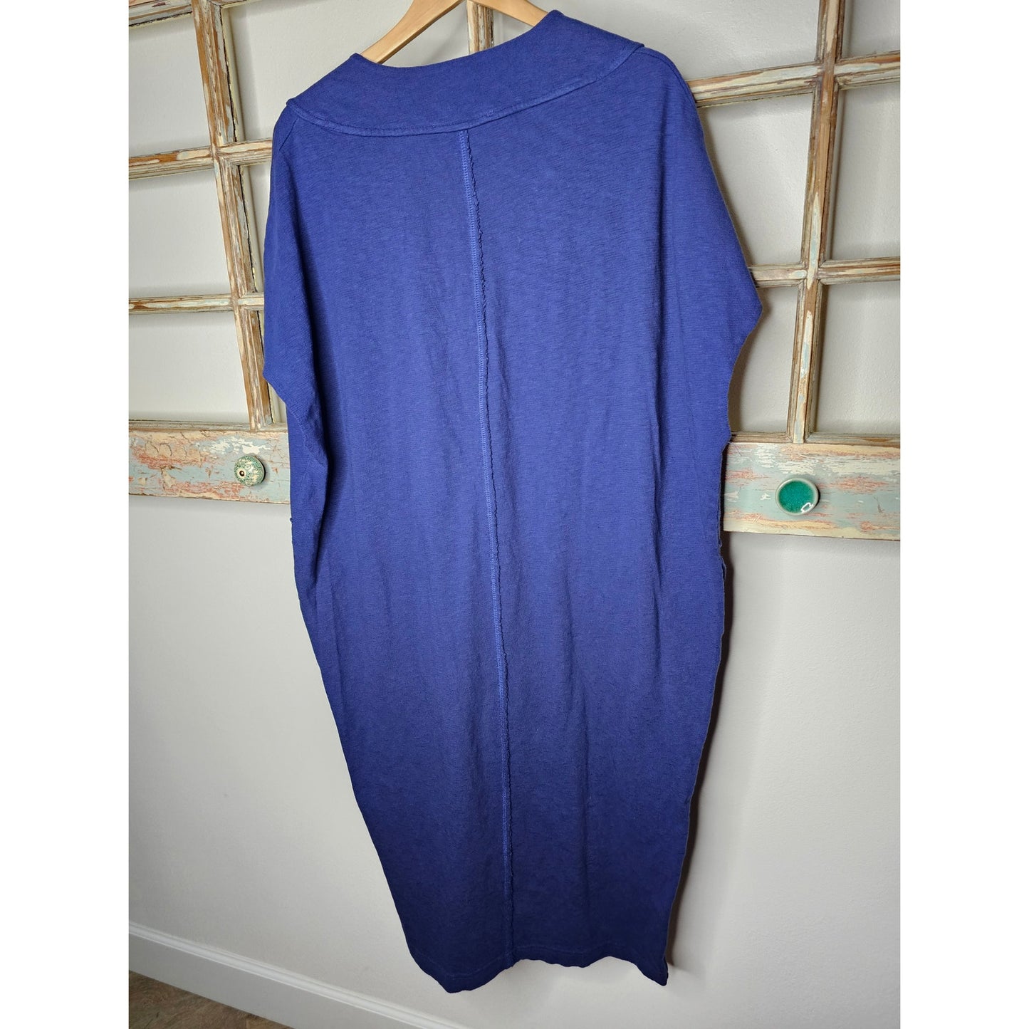 Free People Beach Royal Violet Blue Dress ladies Oversized Small