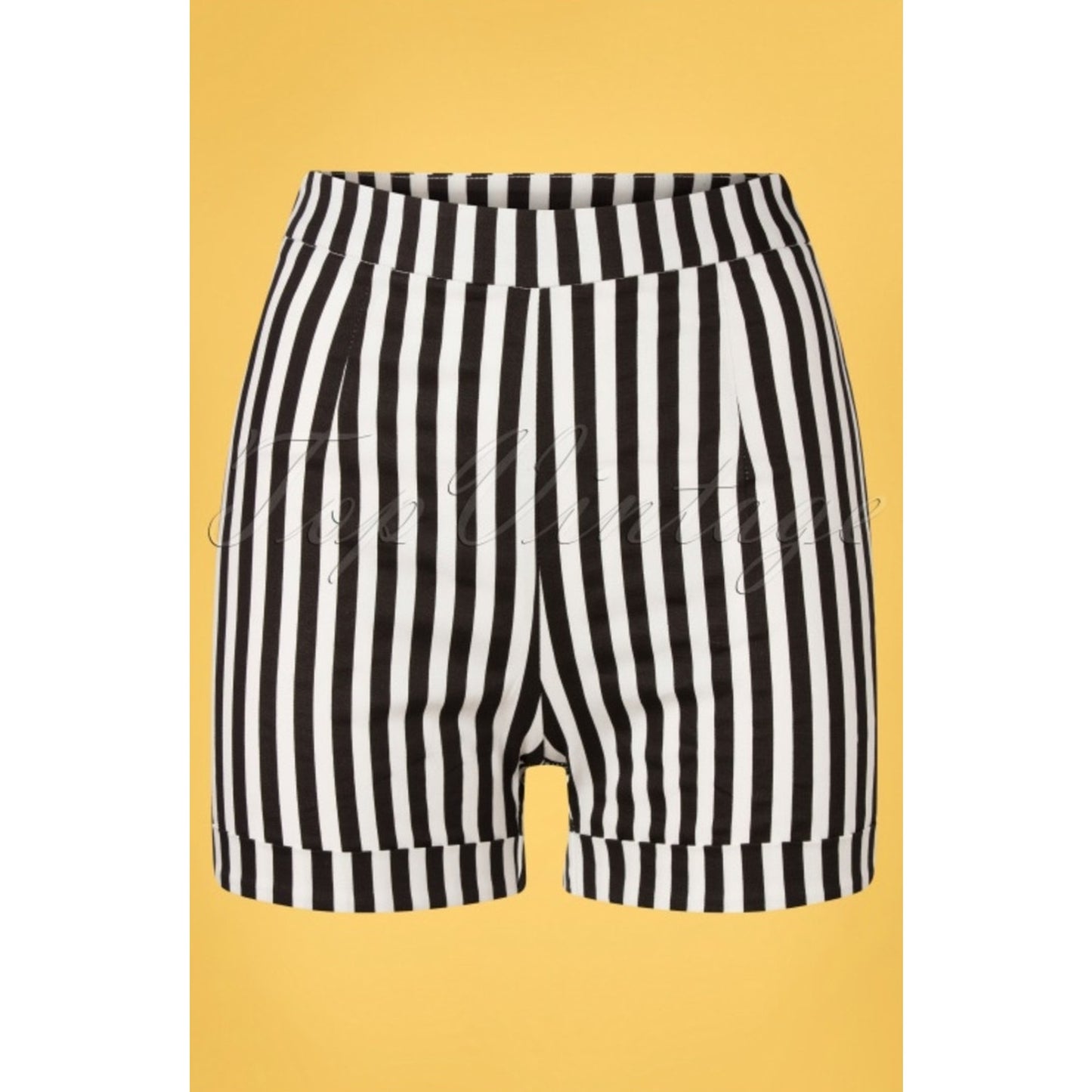 NWT Katakomb 50s Connie Striped Shorts in Black/White Size XS