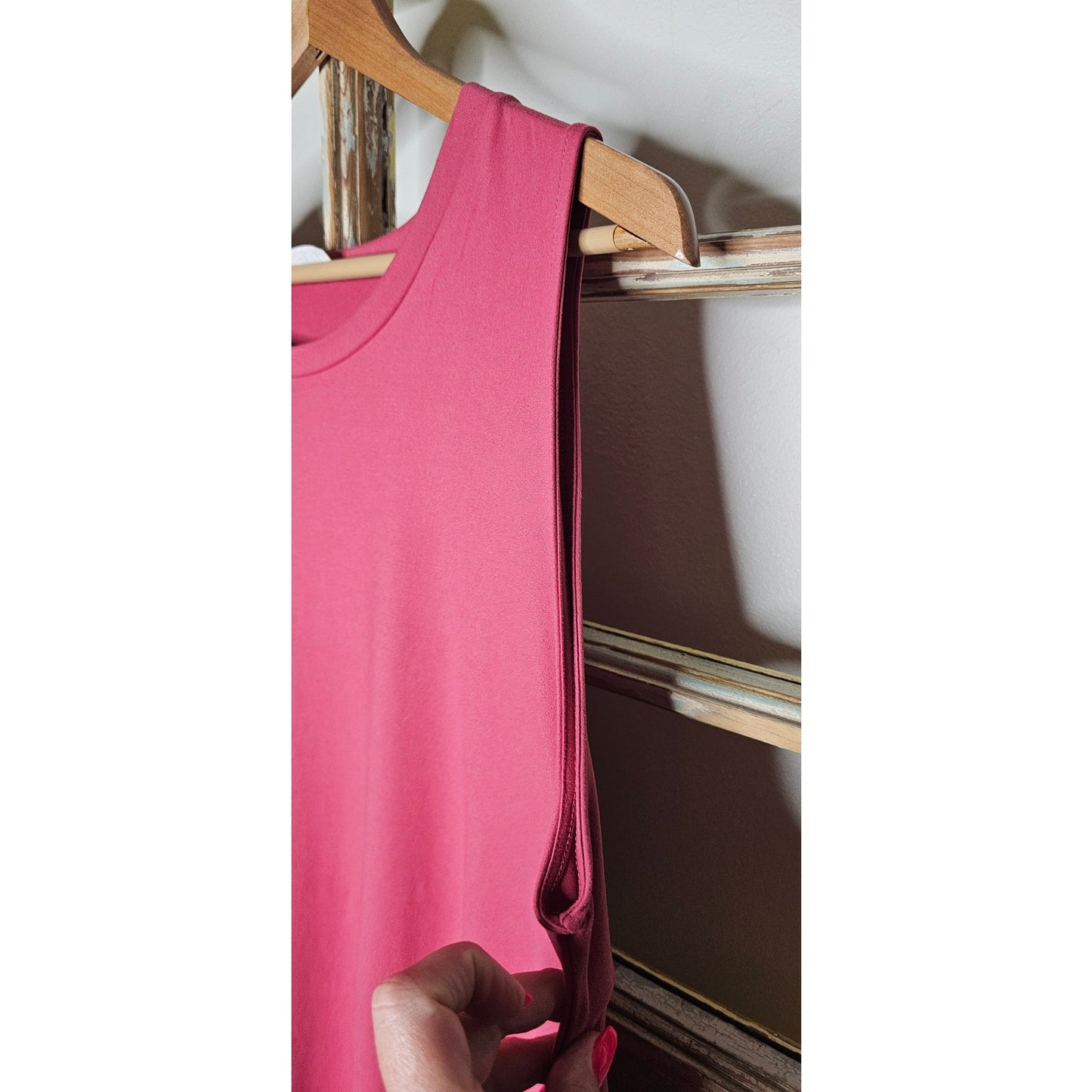 NWT Deep Rose Sleeveless Maxi Dress Ladies Size 2X 18/20