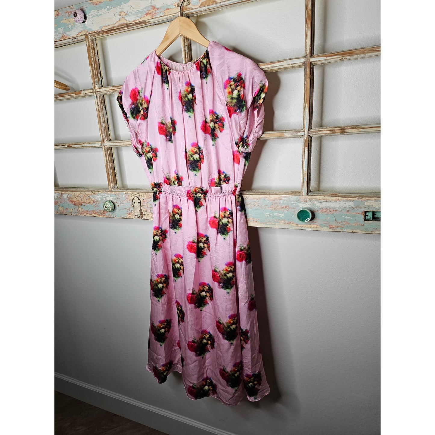 NWT Adam Lippes Floral Silk Midi Dress Ladies Size 0