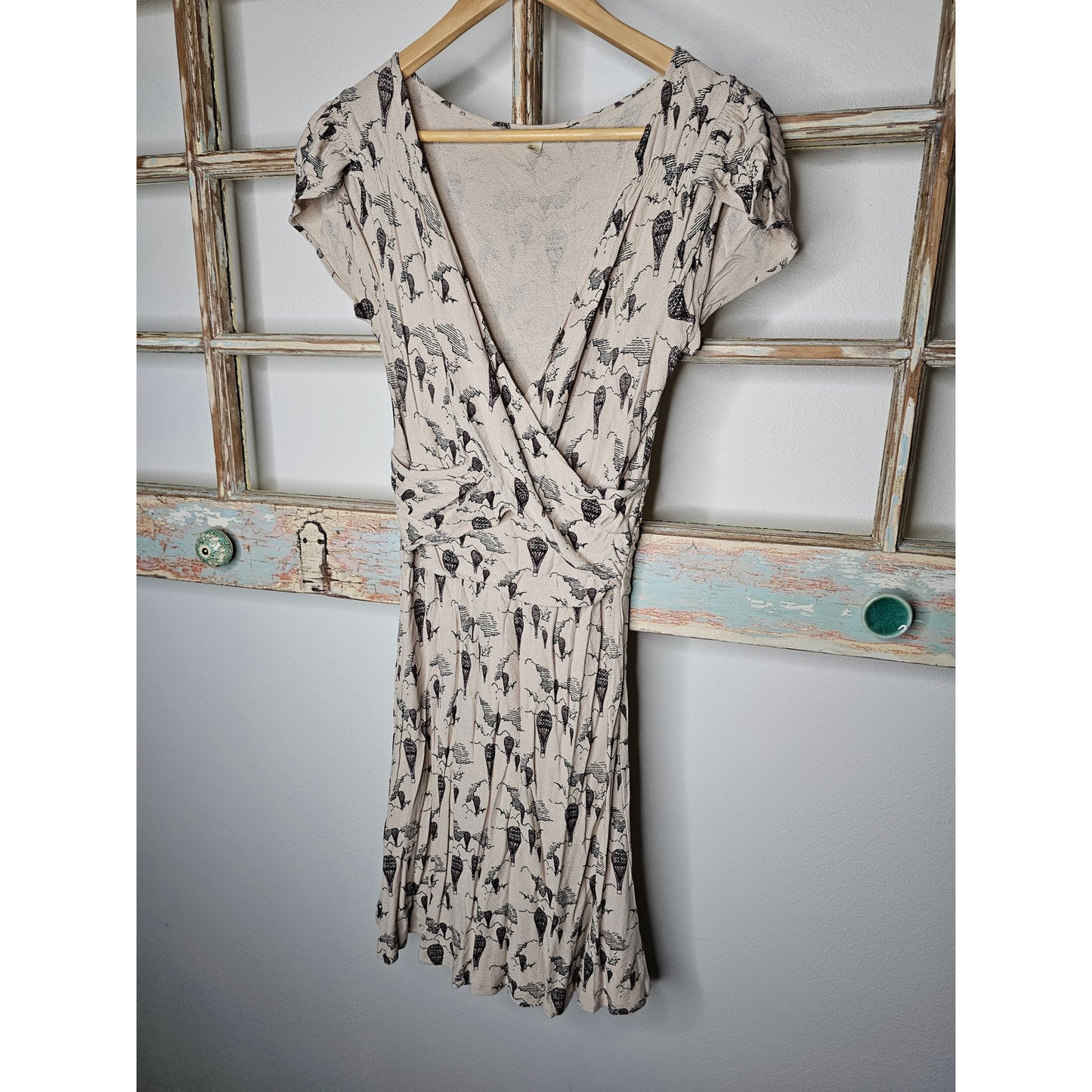 Anthropologie Leifnotes Womens Hot Air Balloons Dress Ladies size XS