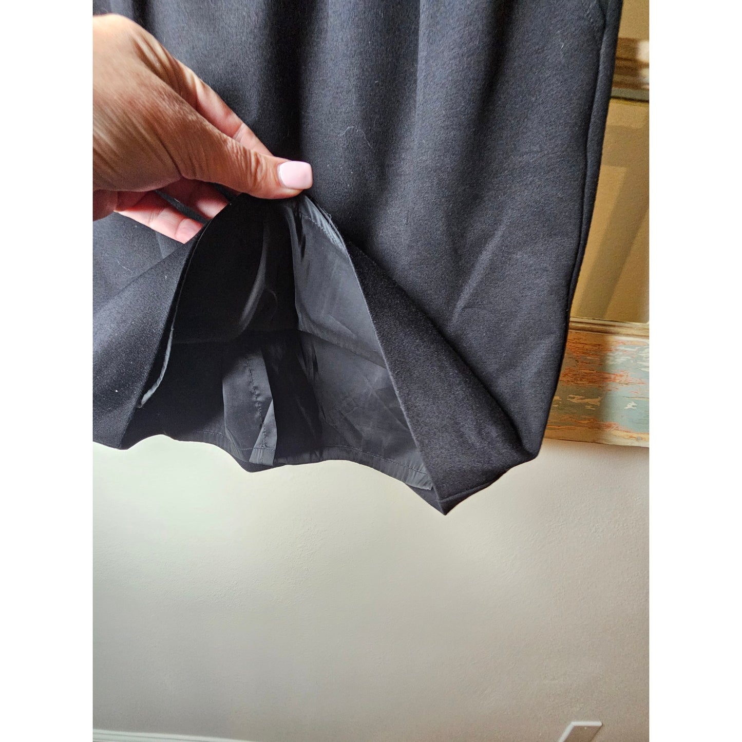 Trina Turk LA lined Black Belted Mini Skirt With Pleats Size 10