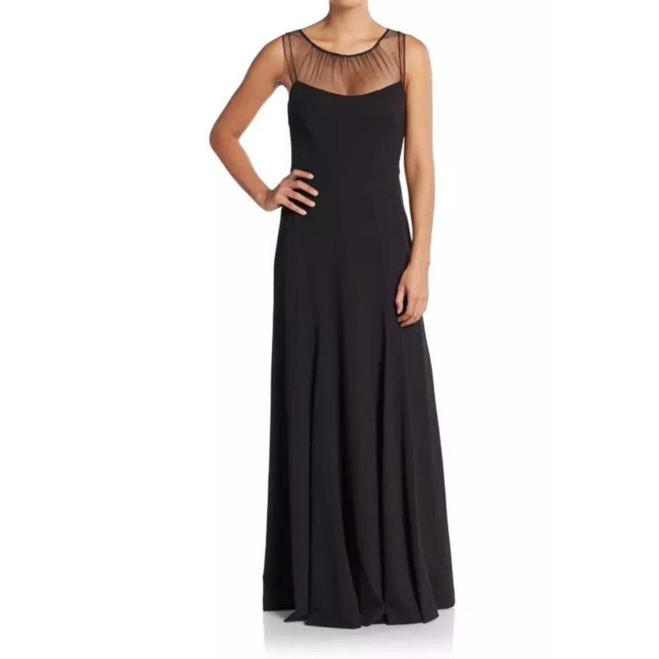 NWT Vera Wang Womens Illusion Yoke Sleeveless Dress Size 4