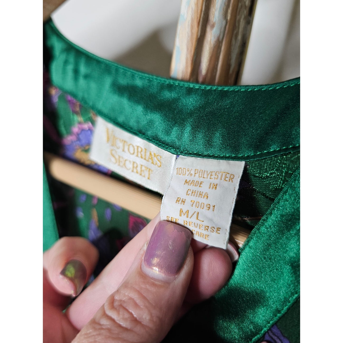 Vintage Victoria Secret Button-Up Sleep Dress Ladies Medium/ Large