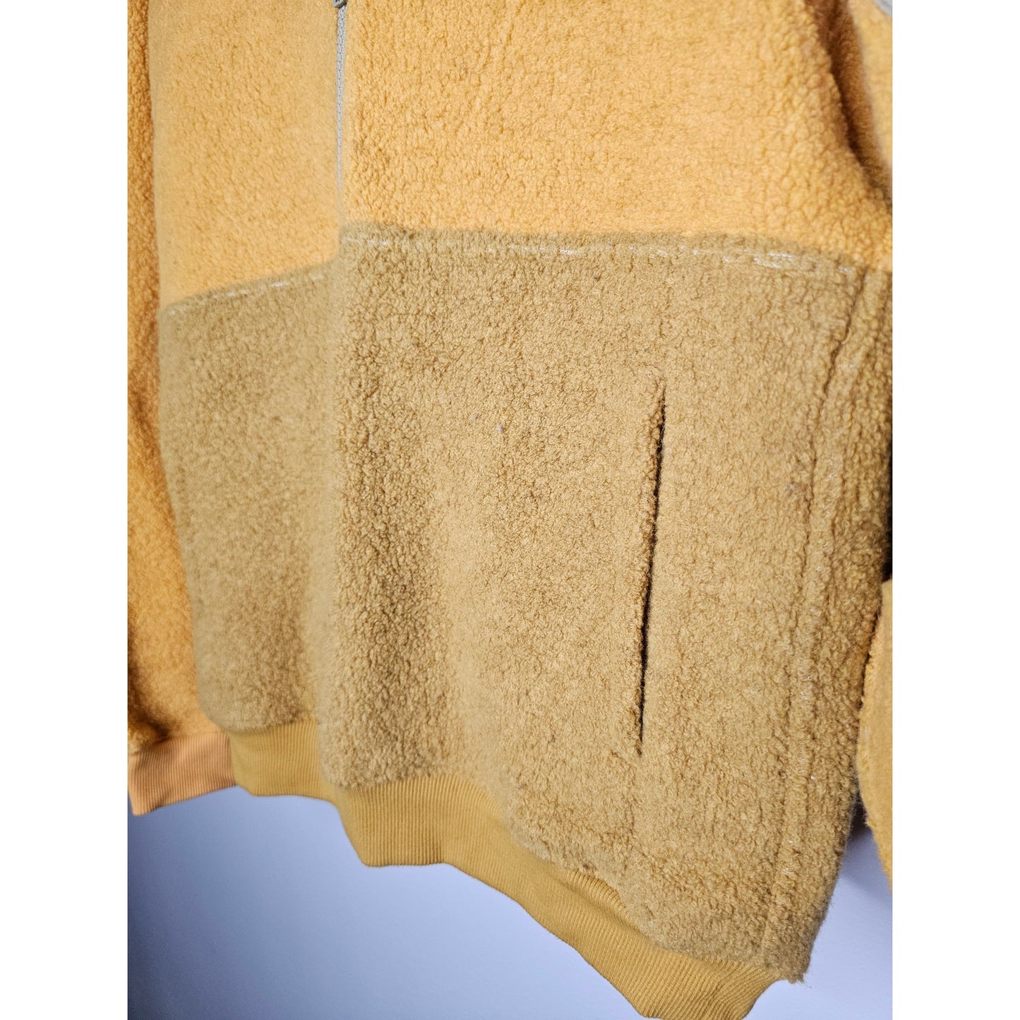 Outdoor Voices Megafleece yellow 1/2 Zip Hoodie Size Small