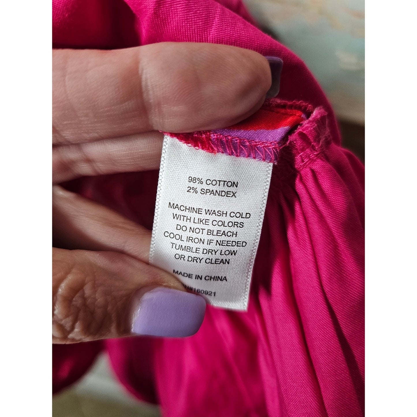 NWT Alden Adair Emma Dress in Crazy Crush Cotton Size Small