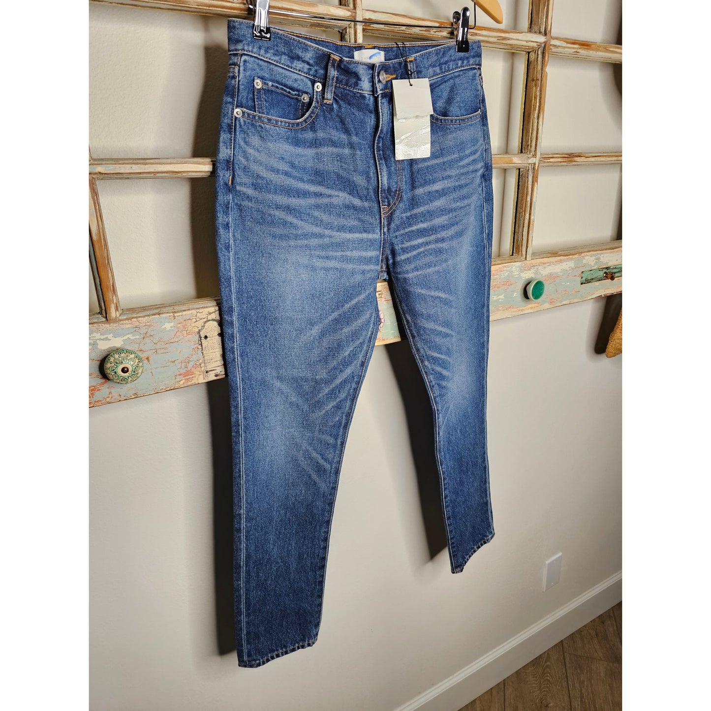 NWT John Elliot Slim Jeans Medium Wash Ladies Size 28
