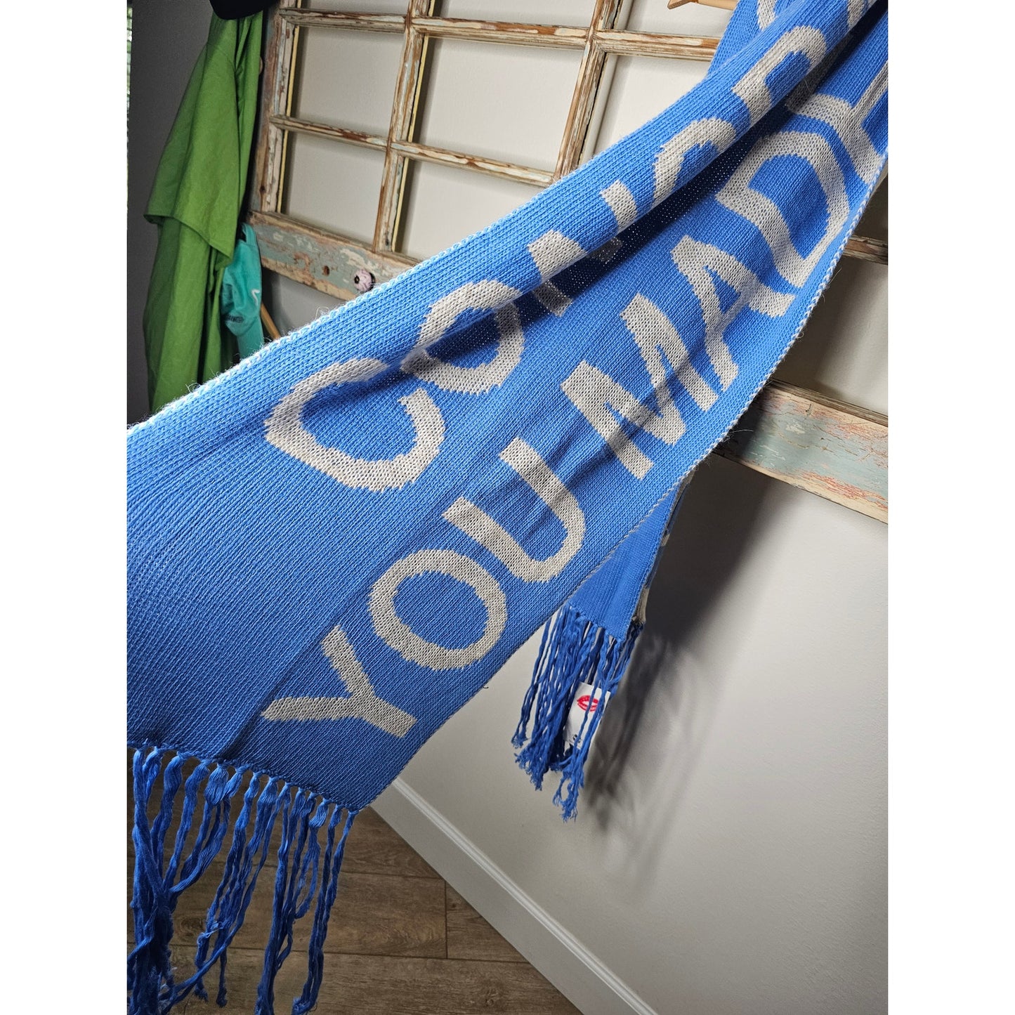 NWT Wildfox Large Scarf "Congratulations You Are Out Of Bed" Unisex
