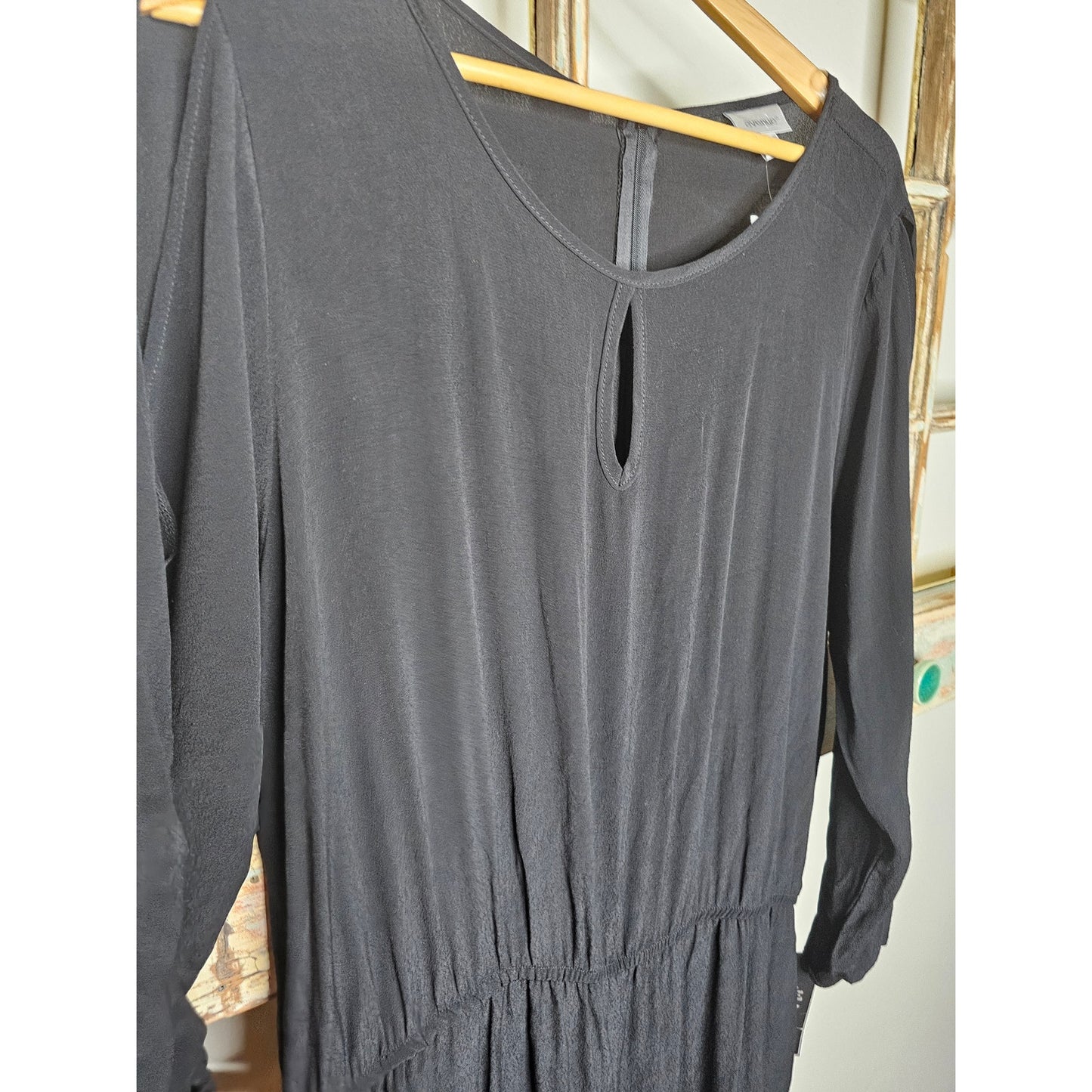 NWT Avenue Black Cold Shoulder Boat Neck Ladies Jumpsuit size 18/20