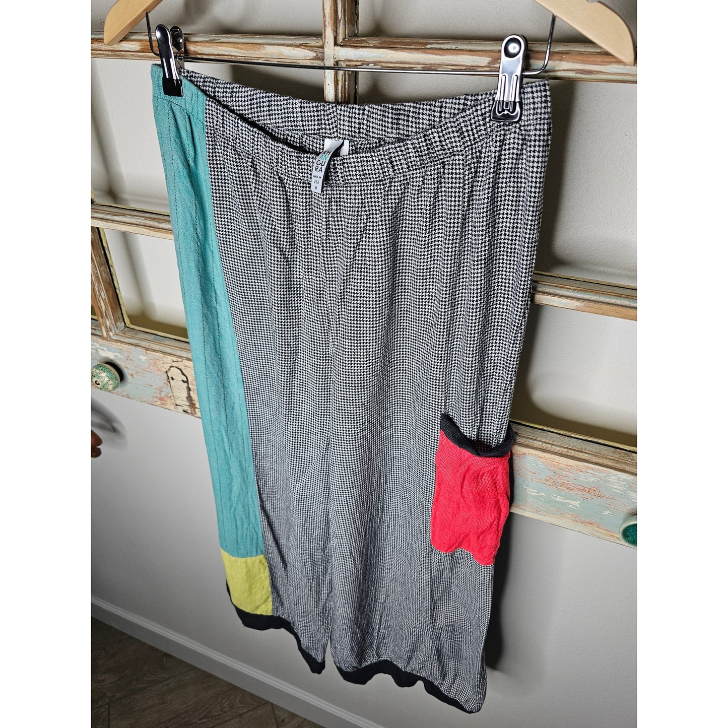 Saint Tropez Khangura The Looker Pants Color Block size Medium