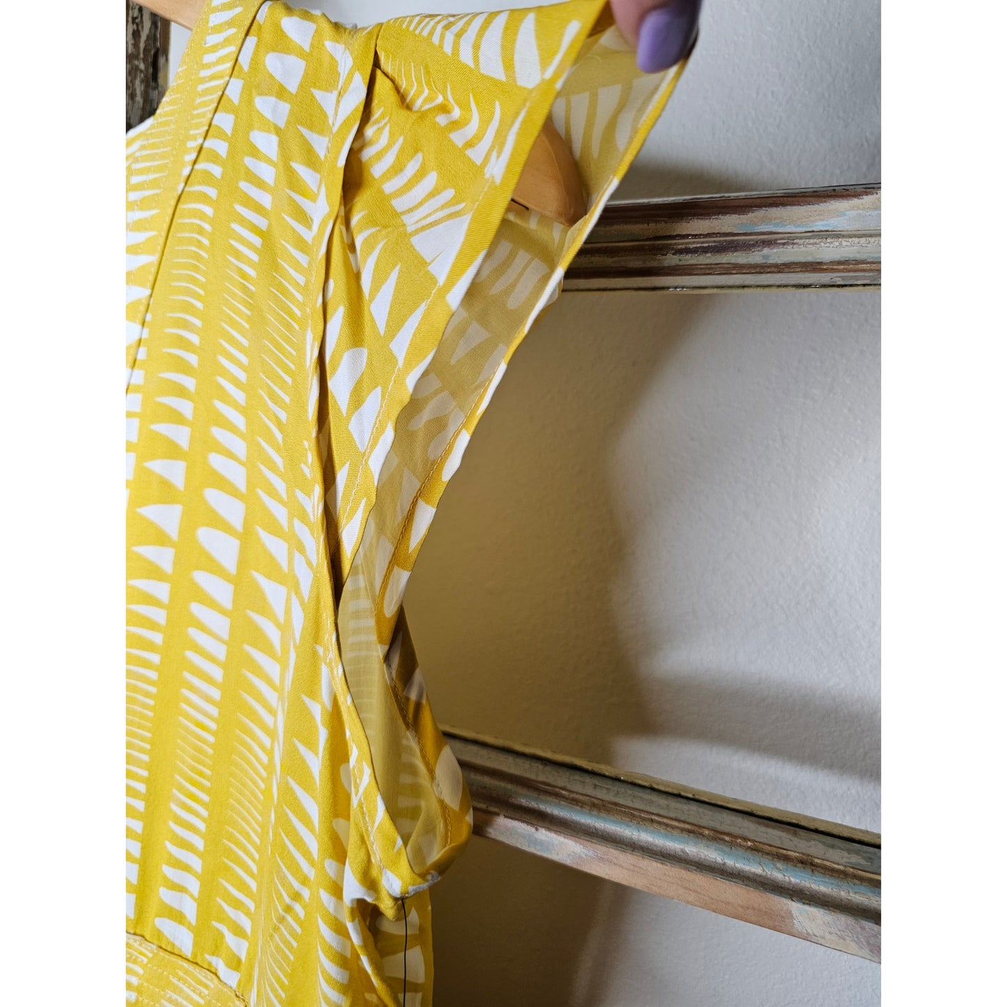 NWT Lemlem Flutter Sleeve Tiered Dress Size Small