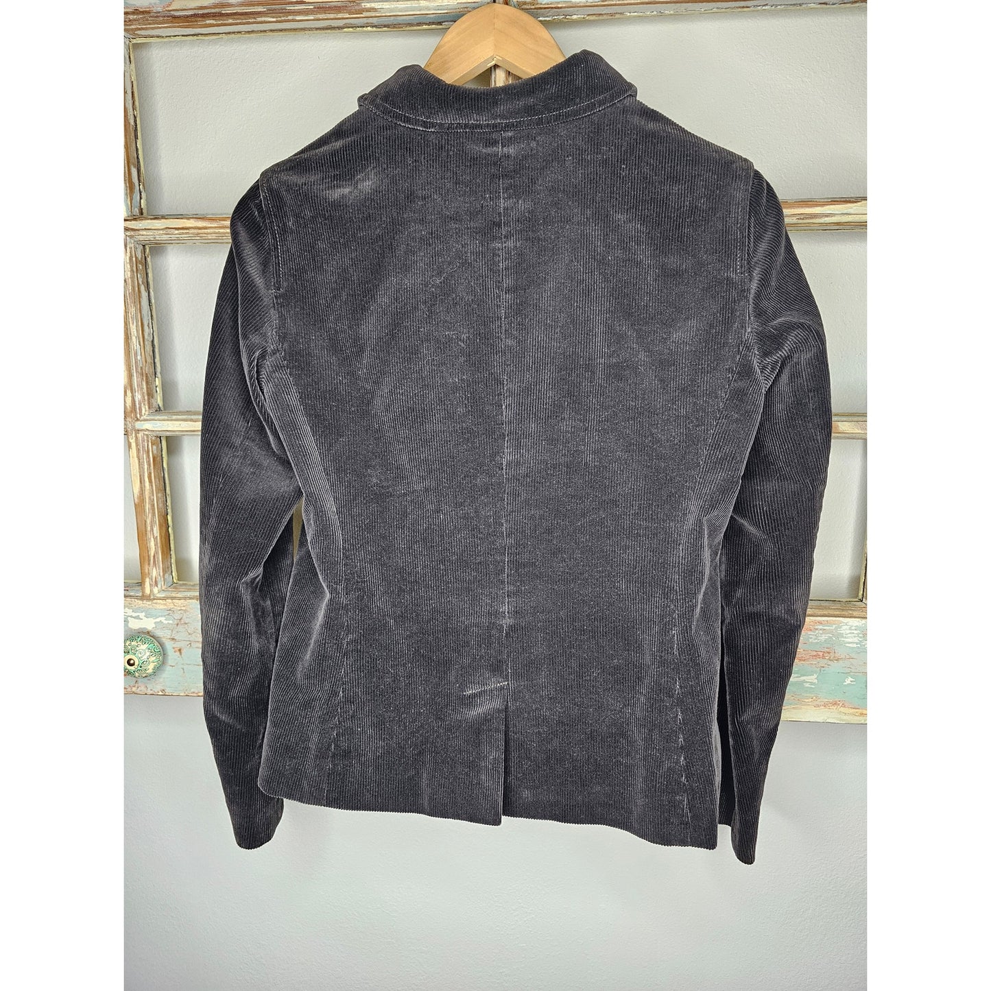 Gap Corduroy Brown Blazer 3 button closure ladies size 6